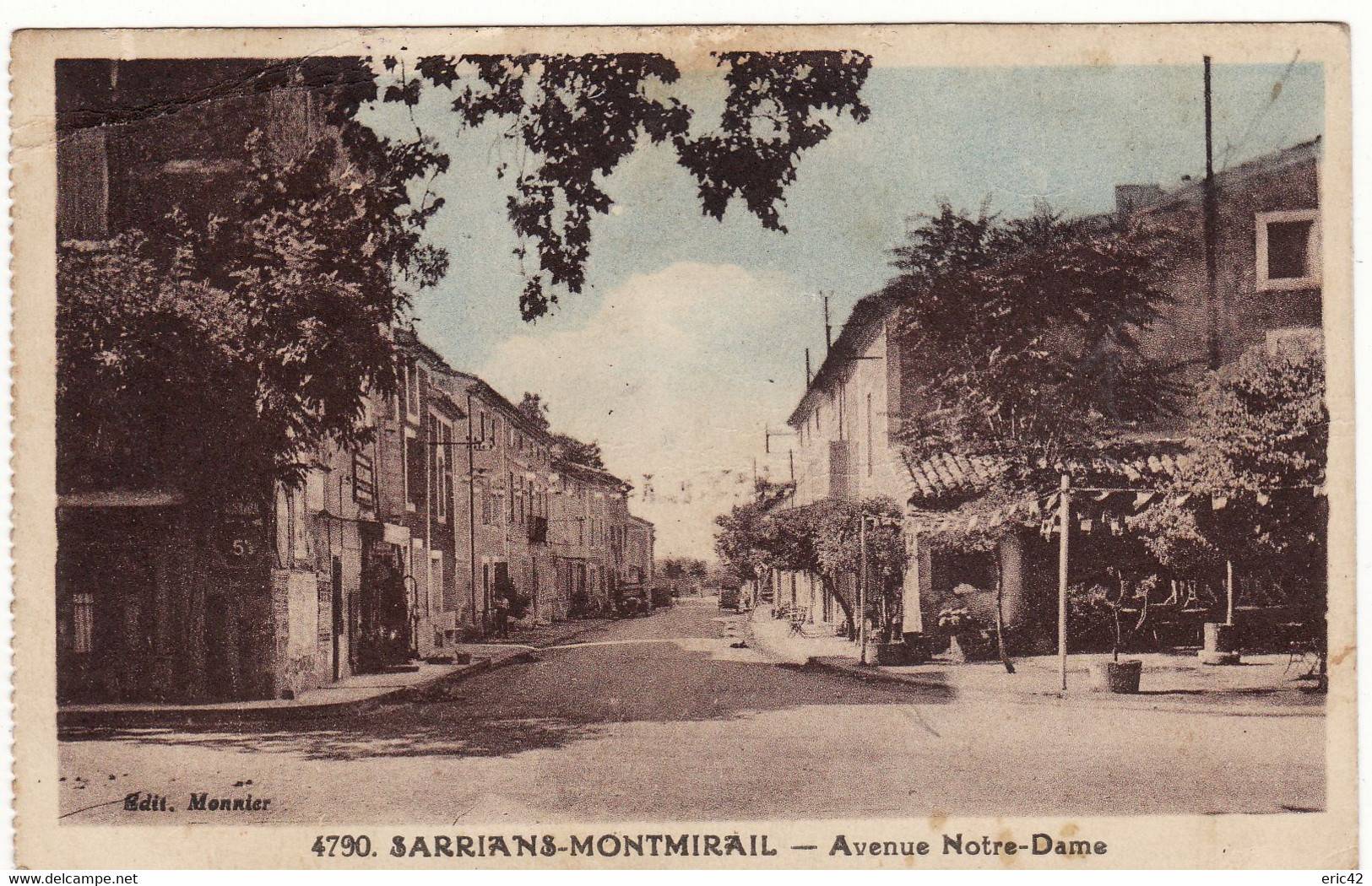 84 SARRIANS-MONTMIRAIL **Avenue Notre-Dame** - Sarrians