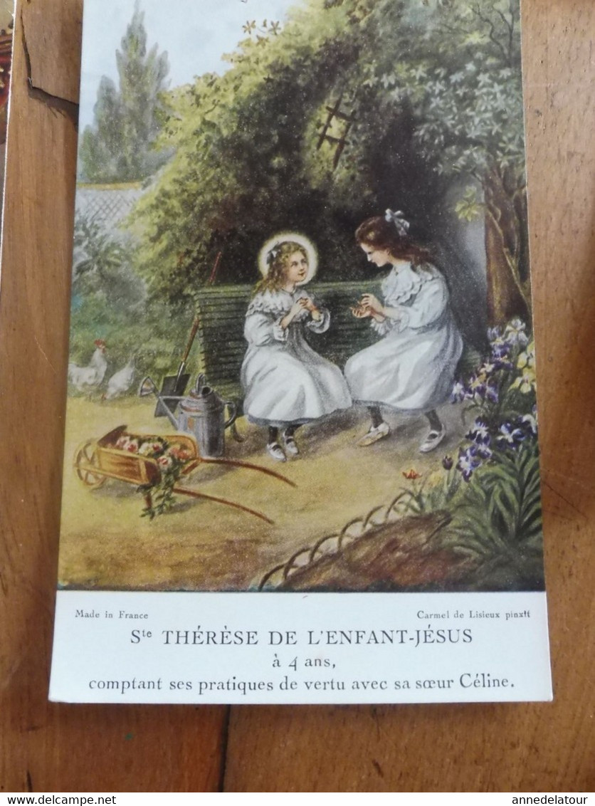 7 CPA  Vierge Marie , Ste Thérèse De L'Enfant Jésus ...etc (Carmel De Lisieux ) - Virgen Mary & Madonnas