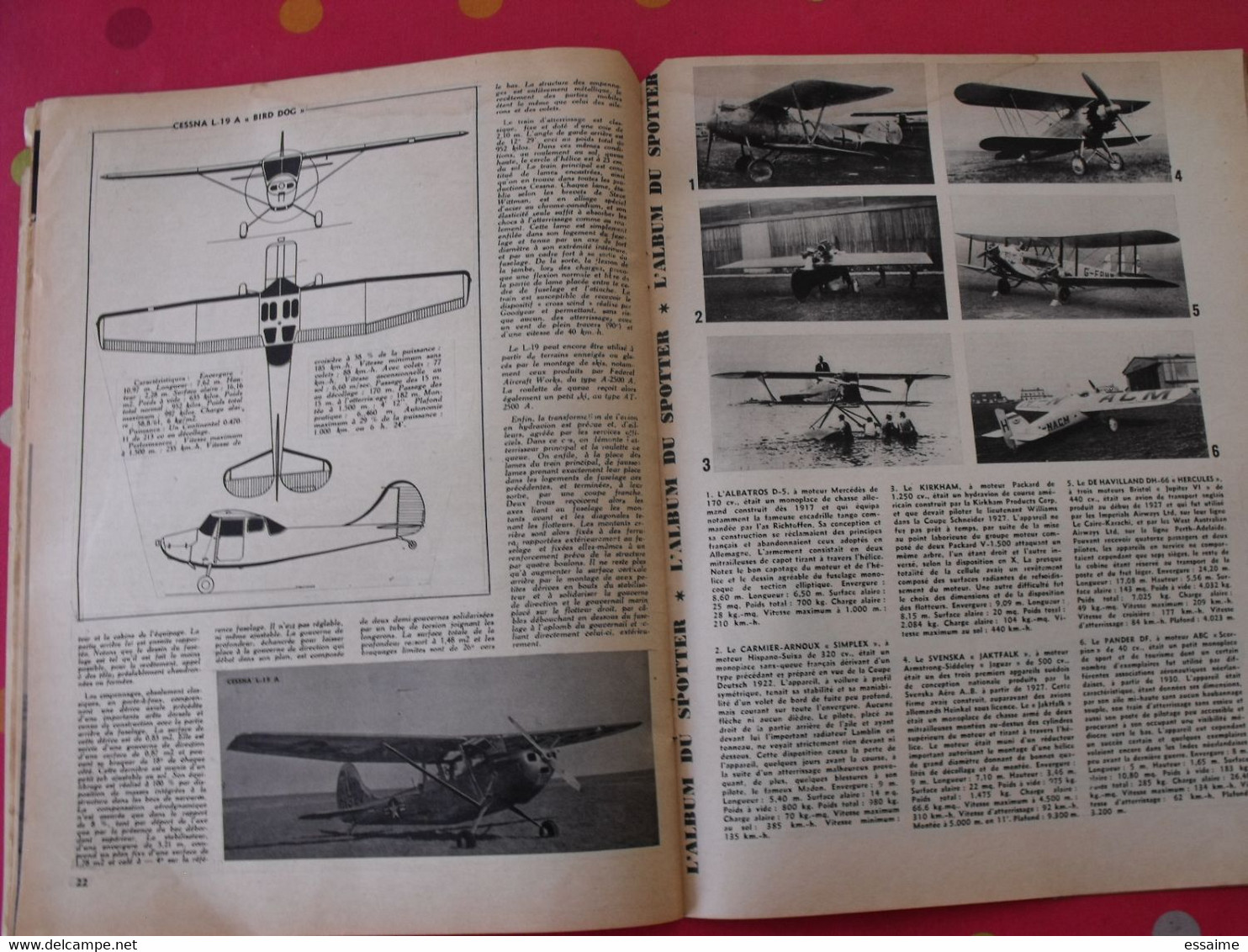 Revue Aviation Magazine N° 110 Du 15 Novembre 1954. Nombreuses Photos. Dassault Ouragan Cessna Paras Lockheed - Luchtvaart