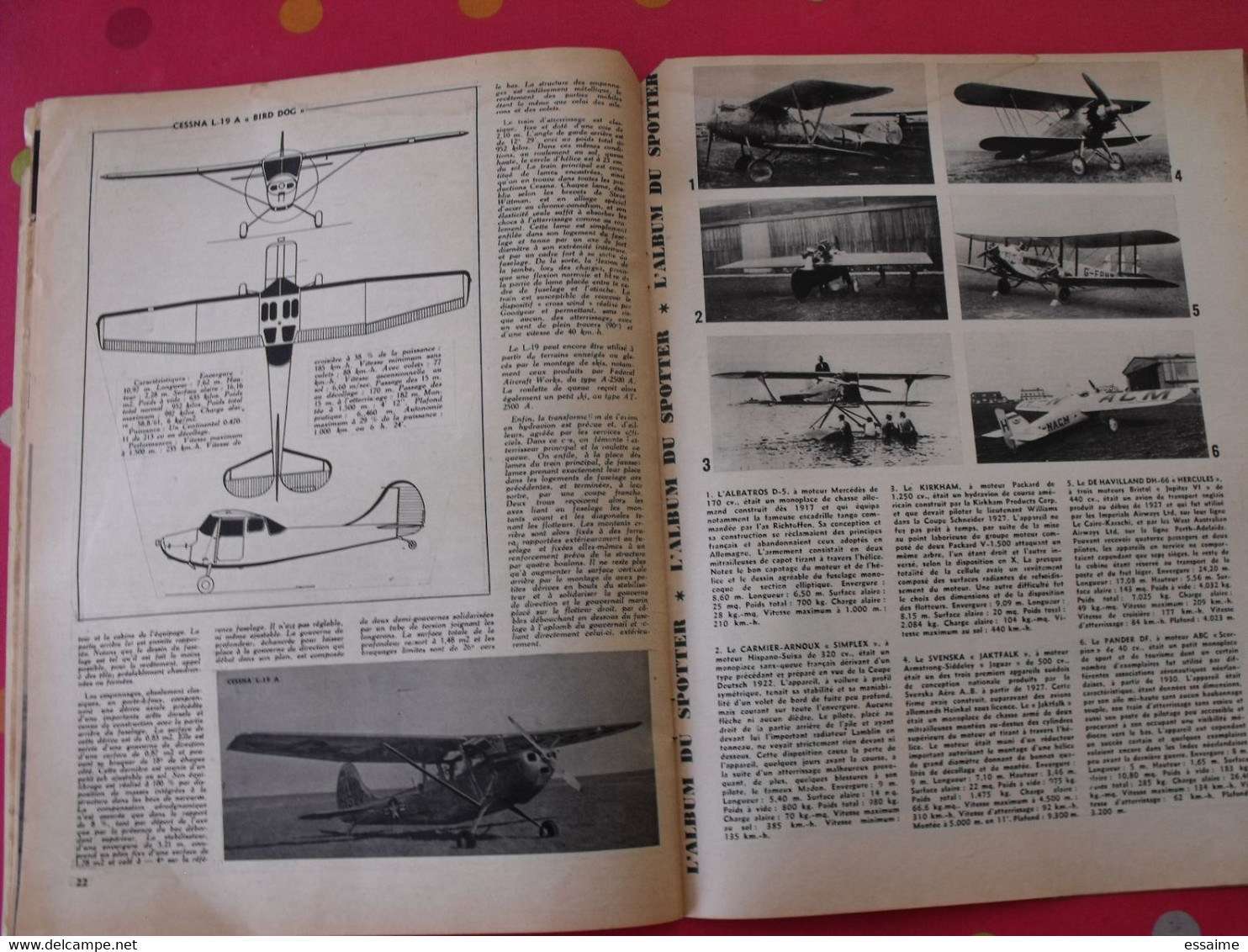 Revue Aviation Magazine N° 110 Du 15 Novembre 1954. Nombreuses Photos. Dassault Ouragan Cessna Paras Lockheed - Aviation