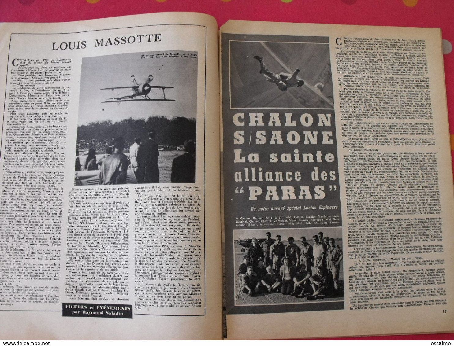 revue Aviation magazine n° 110 du 15 novembre 1954. nombreuses photos. dassault ouragan cessna paras lockheed