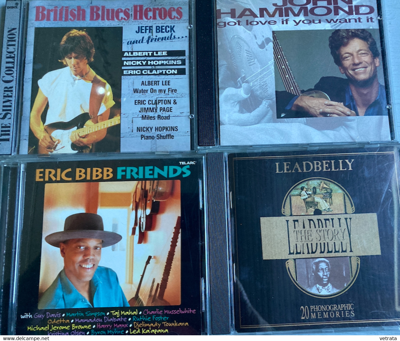 BLUES : 10 CD (Jeff Beck - E. Bibb - J. Hammond - Leadbelly - Muddy Waters - Sonny Boy Williamson - J. Winter -C. Whitle - Blues