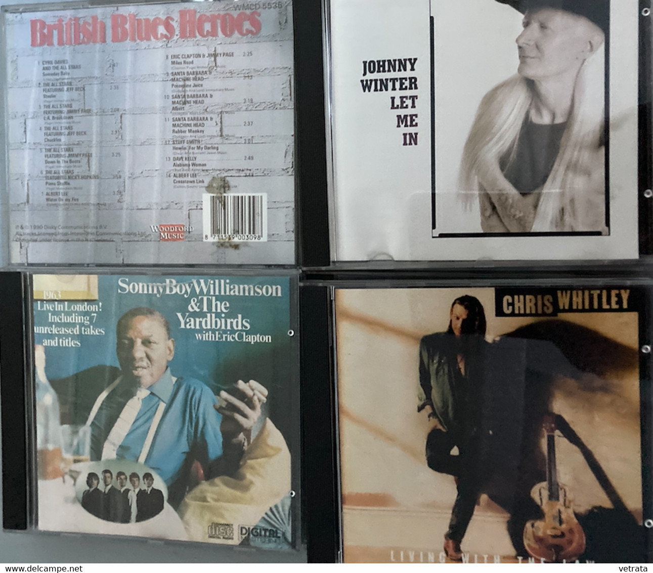 BLUES : 10 CD (Jeff Beck - E. Bibb - J. Hammond - Leadbelly - Muddy Waters - Sonny Boy Williamson - J. Winter -C. Whitle - Blues