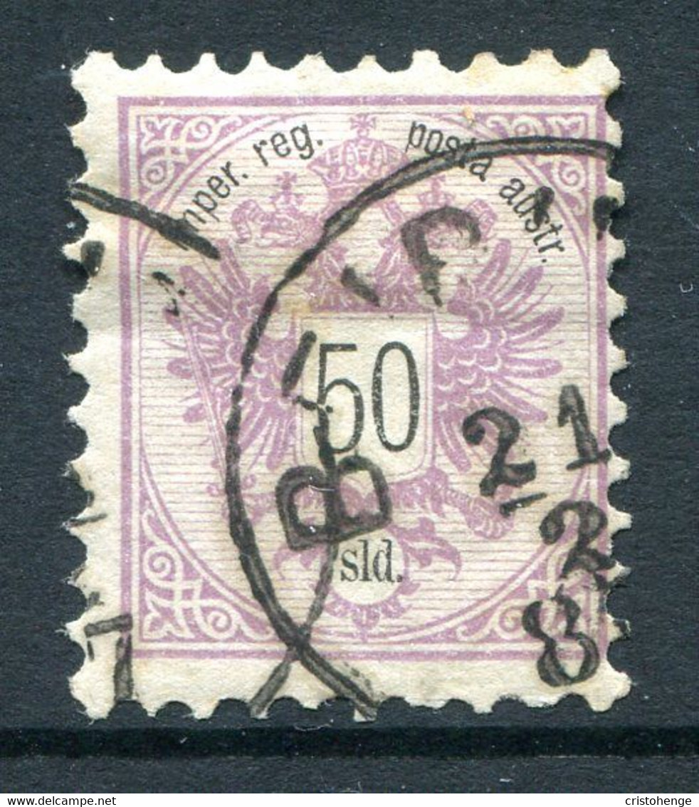 Austrian Levant 1883 Arms - 50s Bright Mauve Used (SG 19) - Other & Unclassified