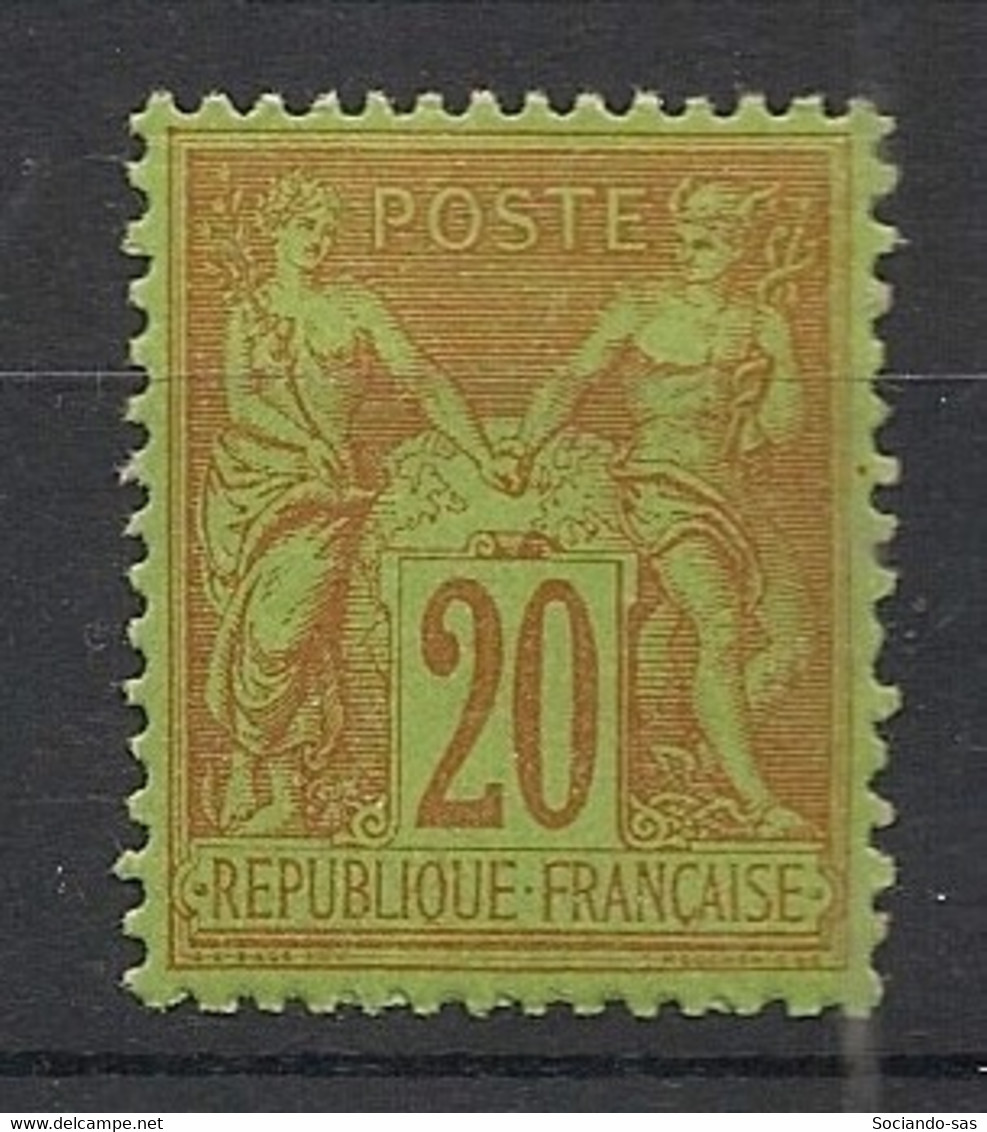 France - 1884 - N°Yv. 96 - Type Sage 20c Brique - Neuf Luxe ** / MNH / Postfrisch - 1876-1898 Sage (Type II)