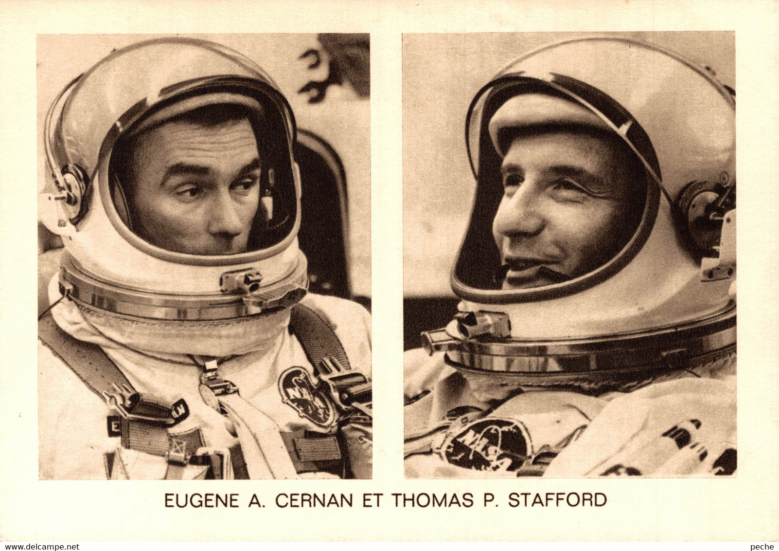 N°1338 N -carte Postale Cosmonautes  Cernan Et Thomas Stafford - Astronomie