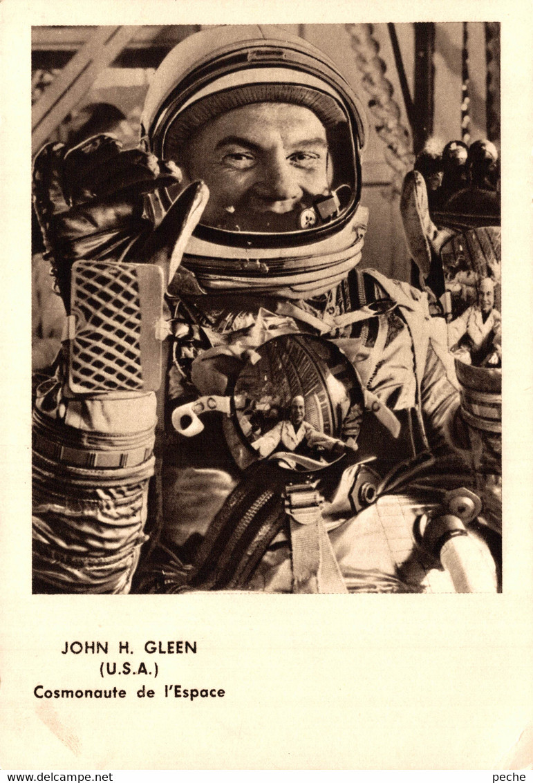 N°1337 N -carte Postale Cosmonaute John H Glenn - Astronomie