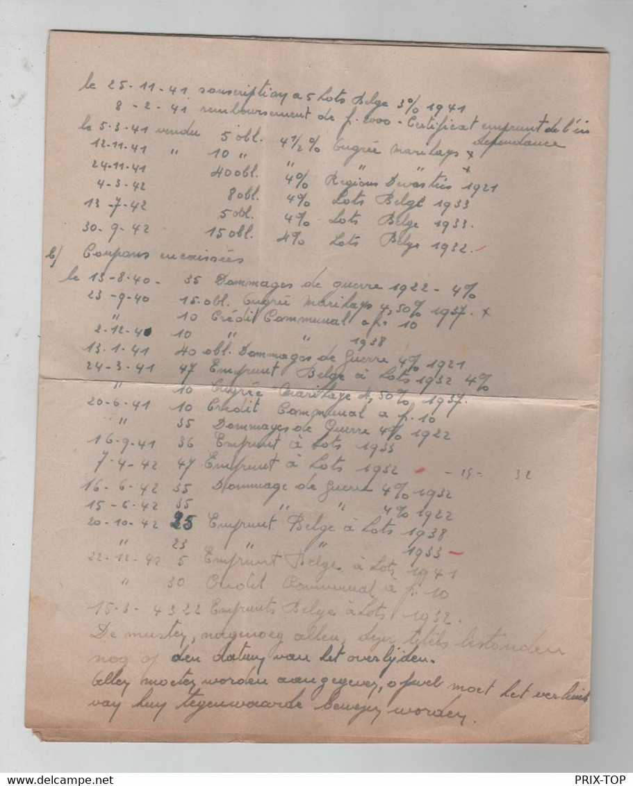 REF4092/ Brief Van Het Ministerie Van Financiën Registratie & Domeinen Duffel 29/5/1945 > Notaris Mechelen Van De Walle - Rural Post