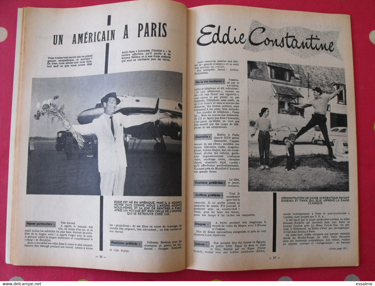 Revue Jeunesse Cinéma N° 8 De 1958. Yul Brunner Françoise Arnoul Astaire Brigitte Bardot Bourvil Juliette Greco Moreau - Cinema