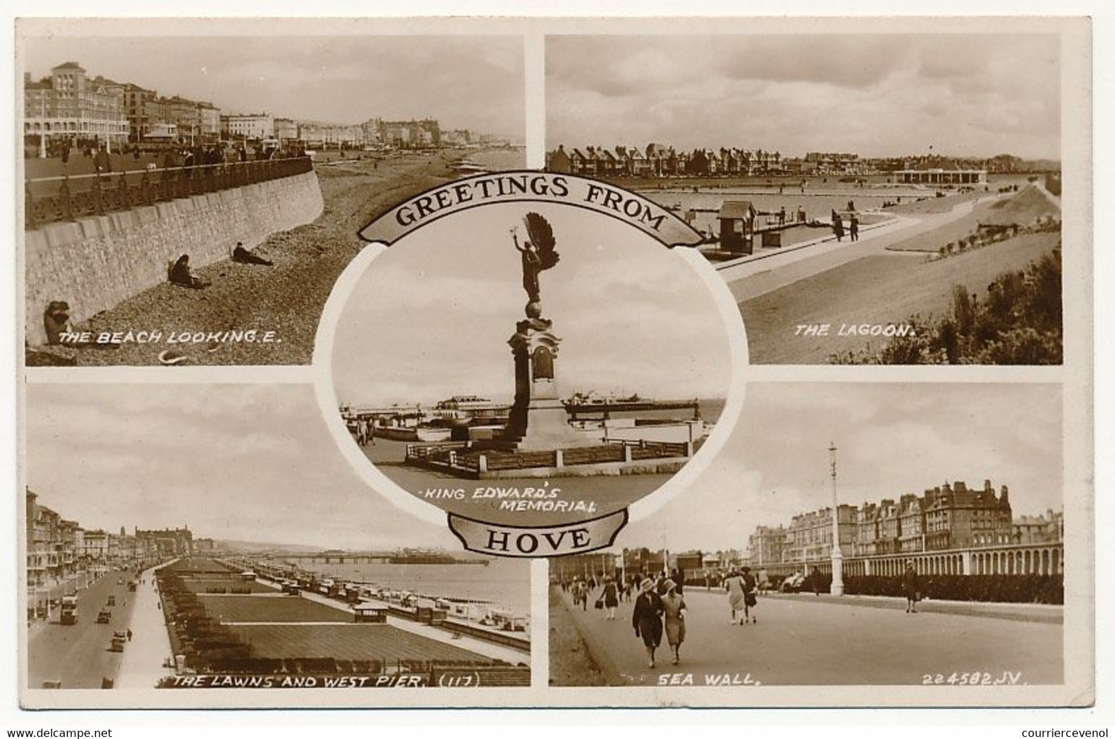 CPSM - HOVE (Sussex) - Greetings From Hove, Vues Multiples - Other & Unclassified
