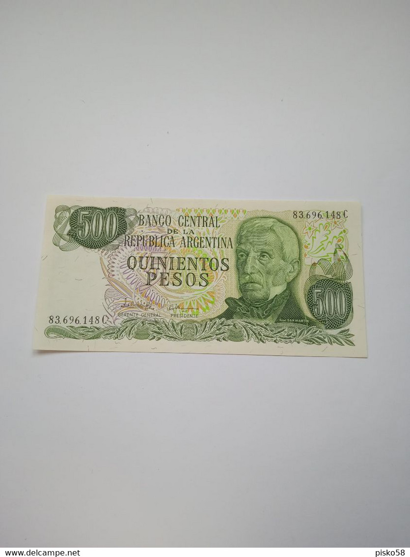 ARGENTINA-P303c 500P 1977/82 UNC - Argentina