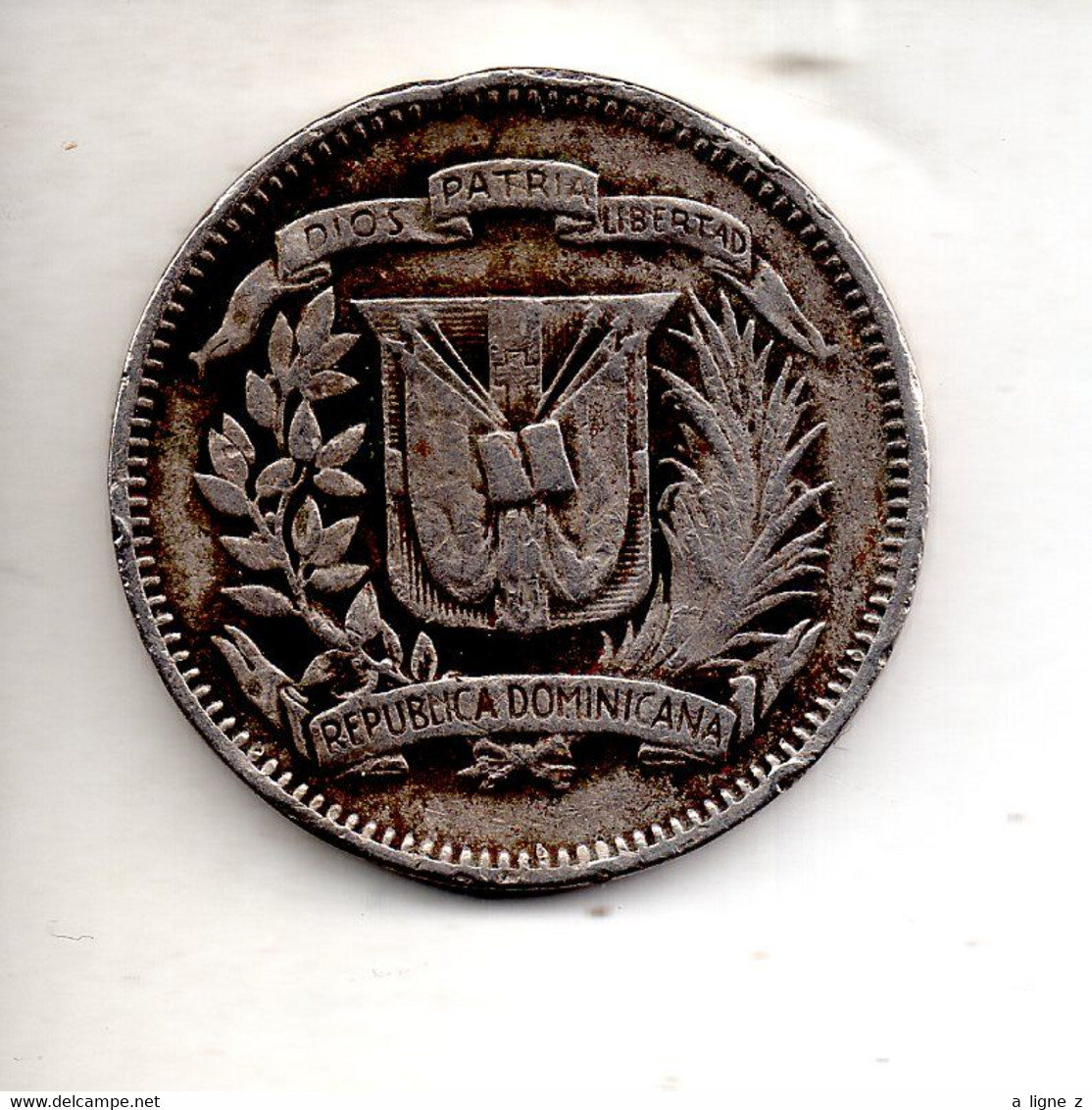 REF M6 : Monnaie Coin Republique Dominicaine 5 Centavos 1974 - Dominicana