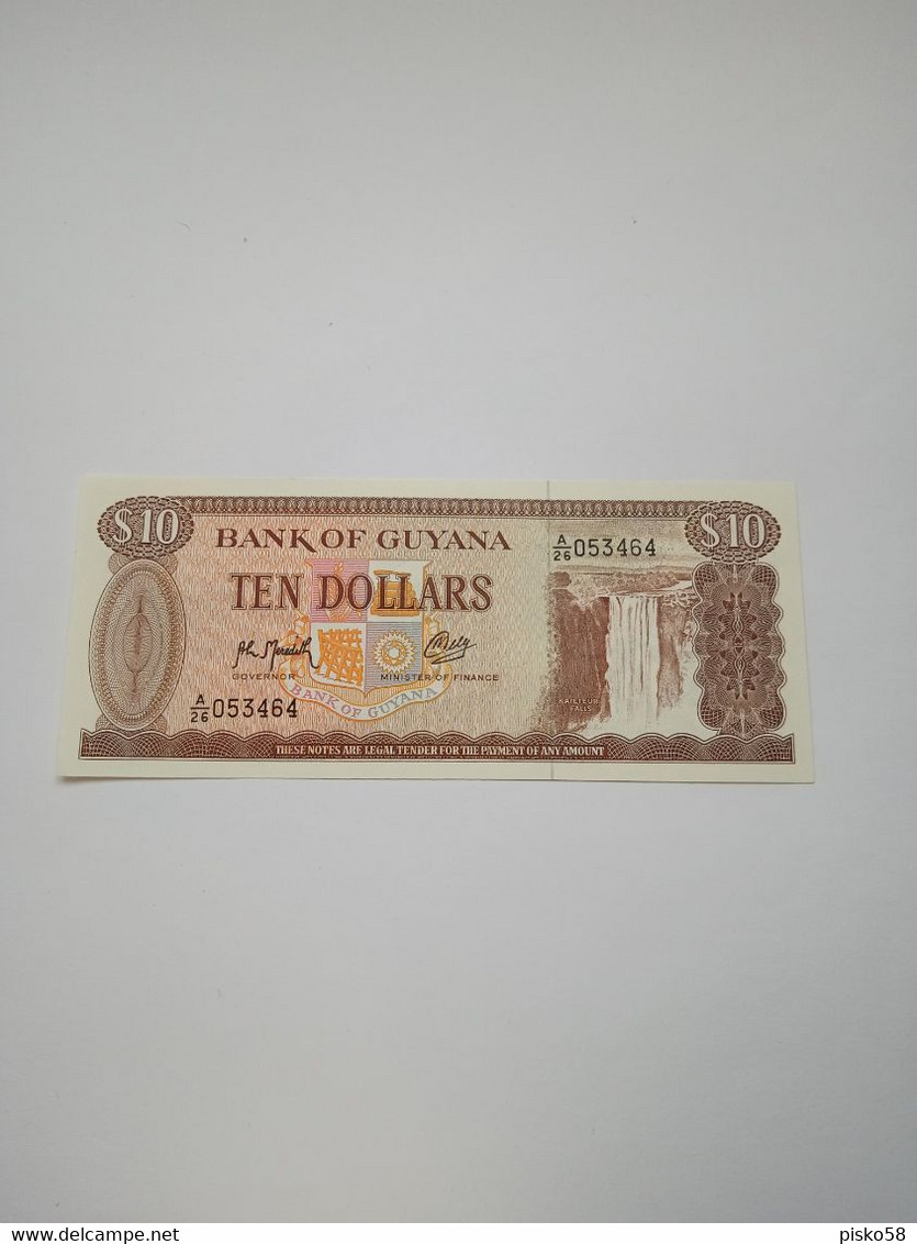 GUYANA-P23f 10D 1966/92 UNC - Guyana