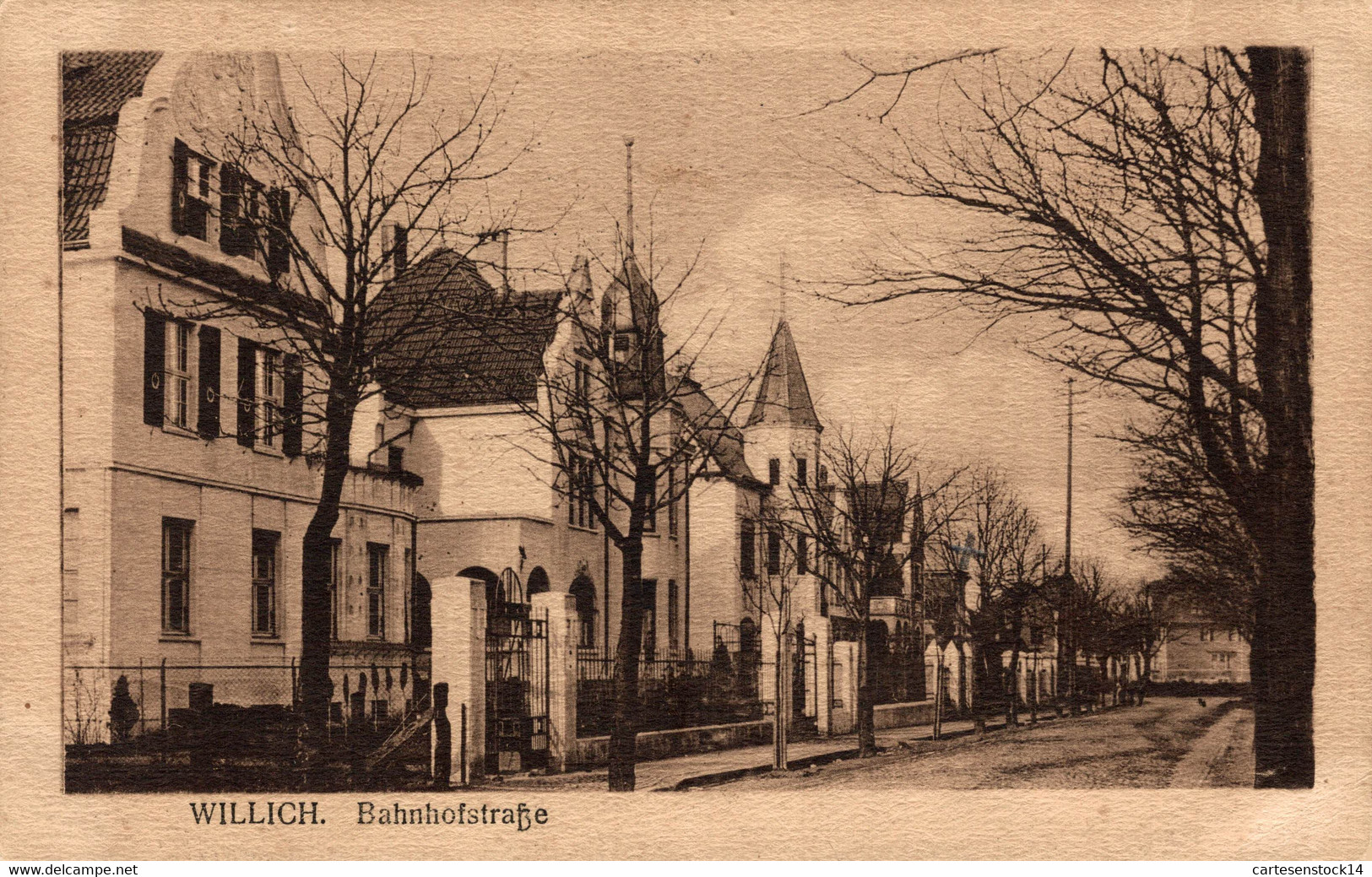 N°10552 Z -cpa Willich -Bahnofstrasse- - Willich