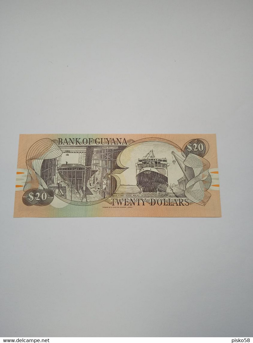 GUYANA-P30b 20D 1996 UNC - Guyana