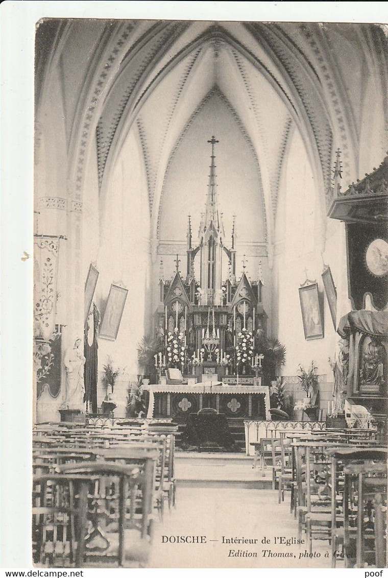 Doische : Intérieur De L'Eglise - Doische