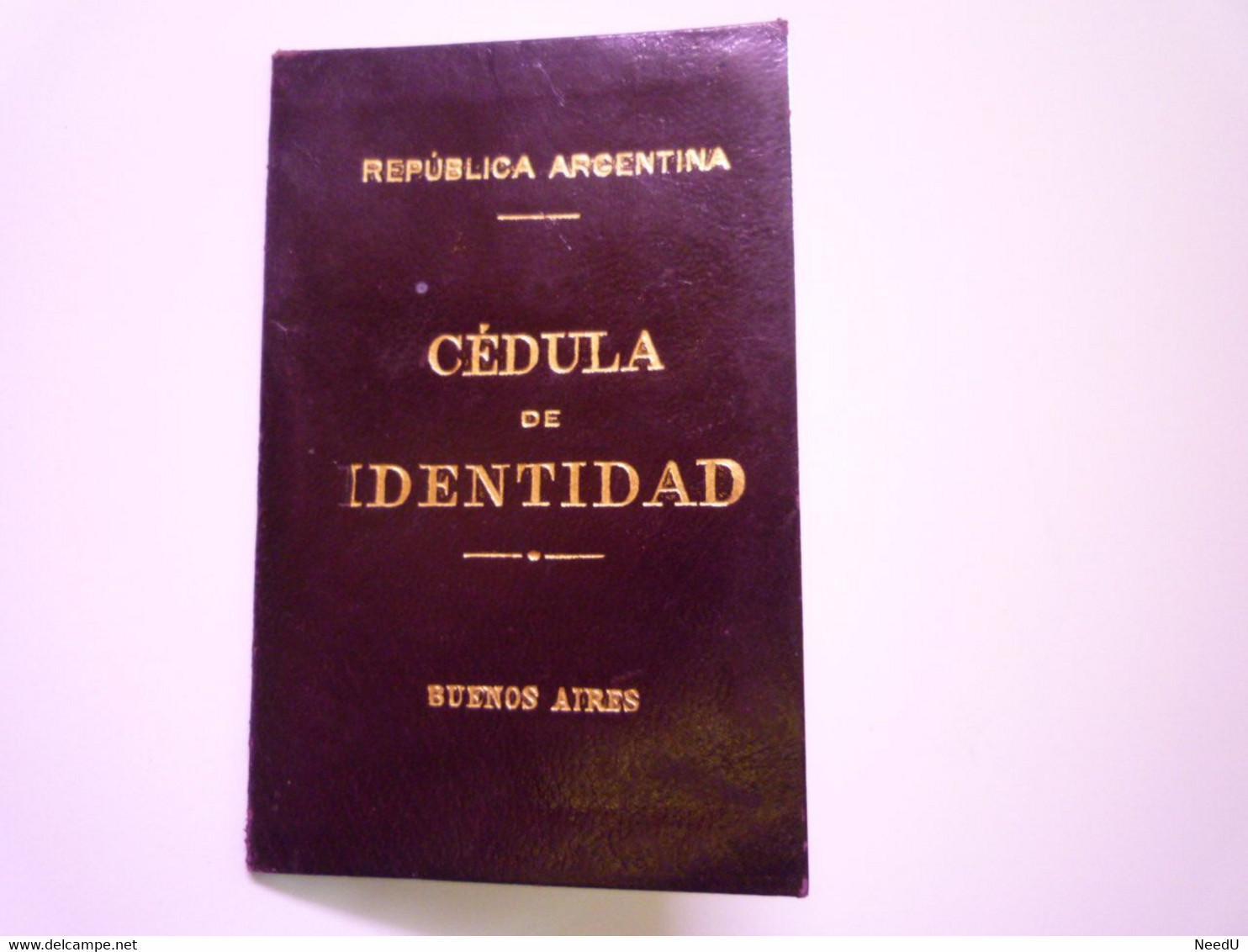 GP 2021 - 101  Carte D'identité ARGENTINE D'un émigré Français Né à TARBES En 1859  XXX - Zonder Classificatie