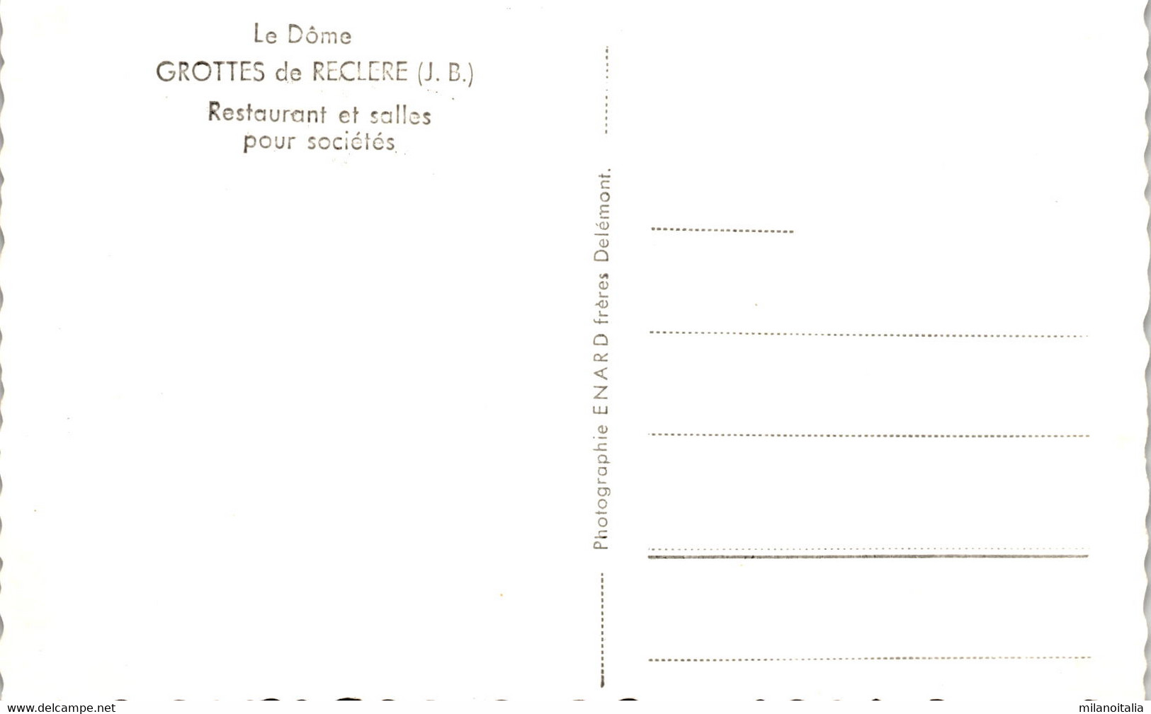 Grottes De Reclere (J.B.) - Le Dome - Réclère