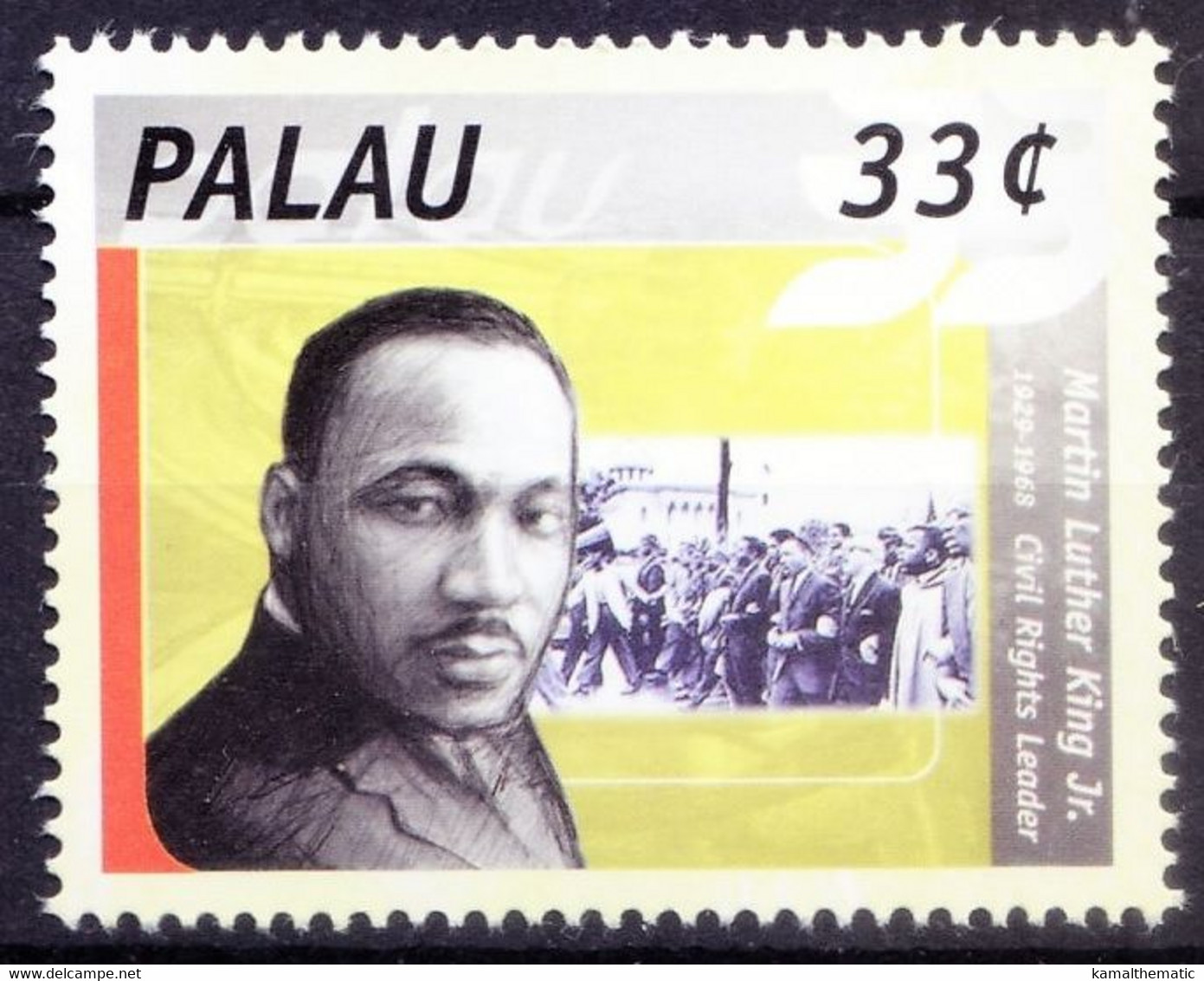 Palau 2000 MNH, Martin Luther King, Nobel Peace - Martin Luther King