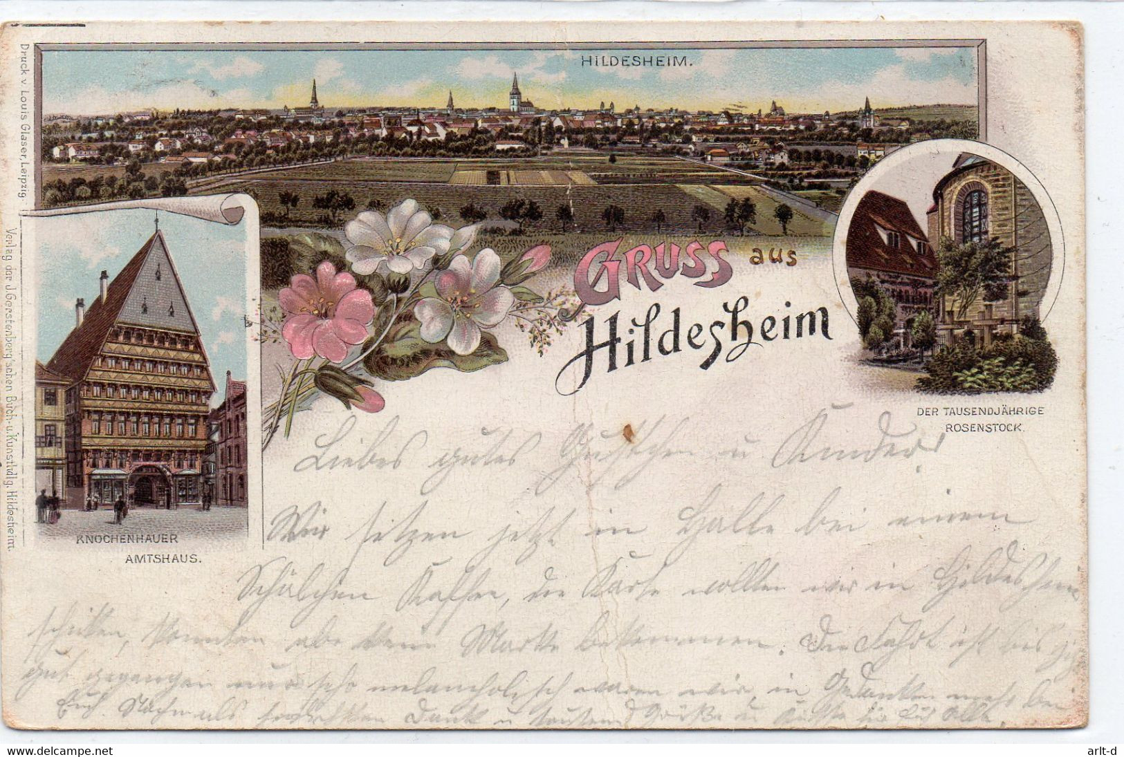 DC3545 - Schöne Ak Gruss Aus Hildesheim Litho - Hildesheim