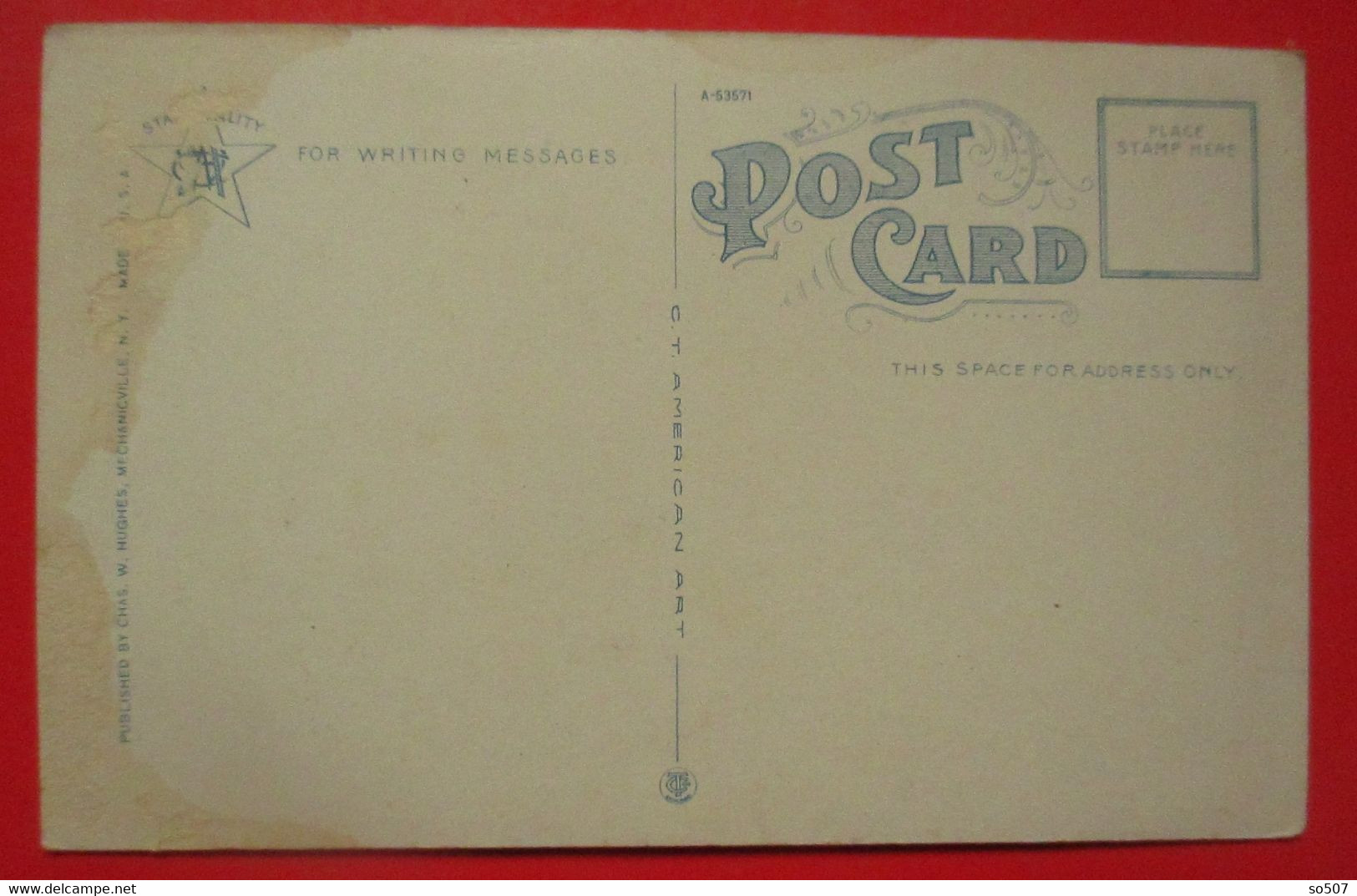J1- America USA United States-Vintage Postcard- New York, Albany, Post Office - Albany