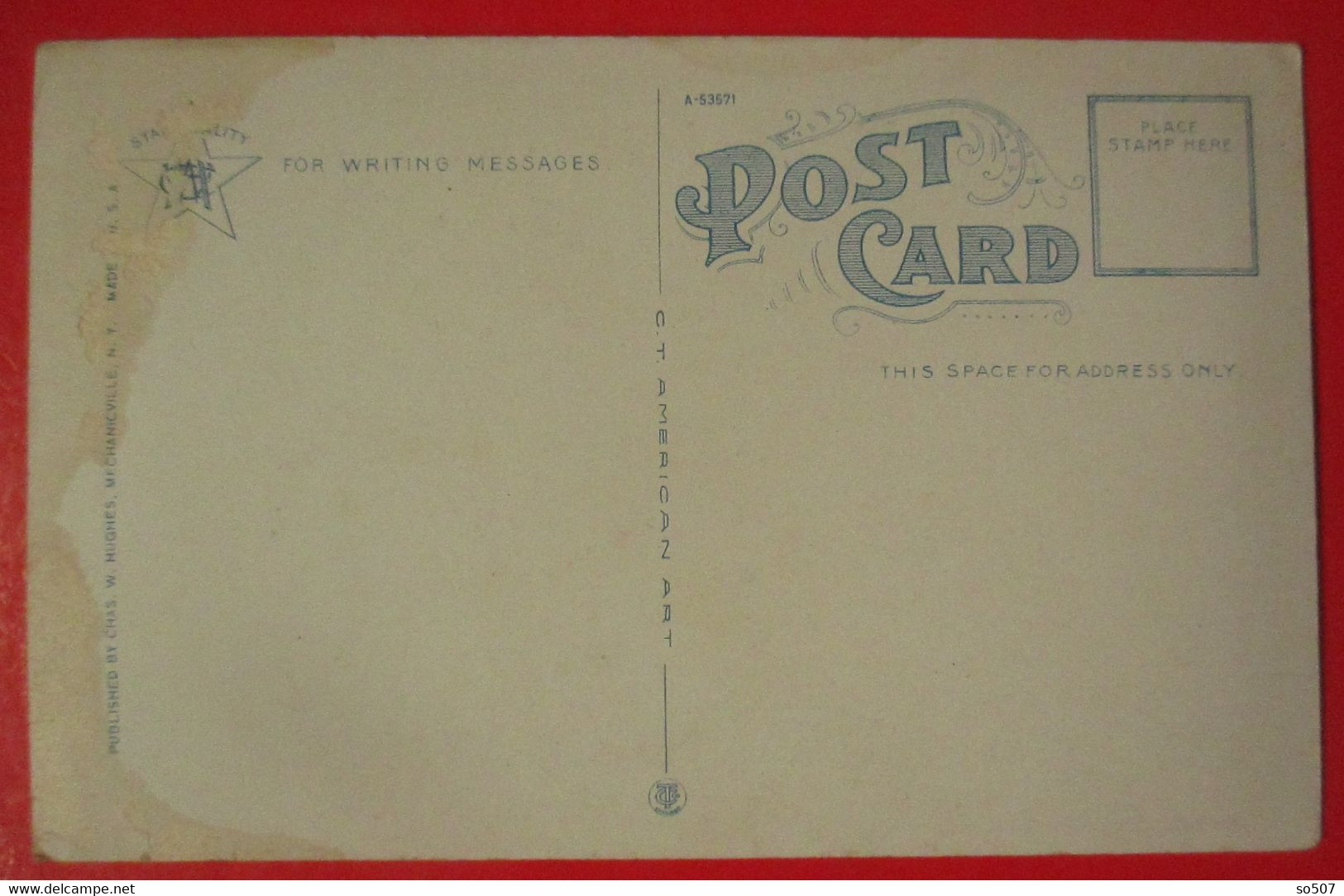 J1- America USA United States-Vintage Postcard- New York, Albany, Post Office - Albany