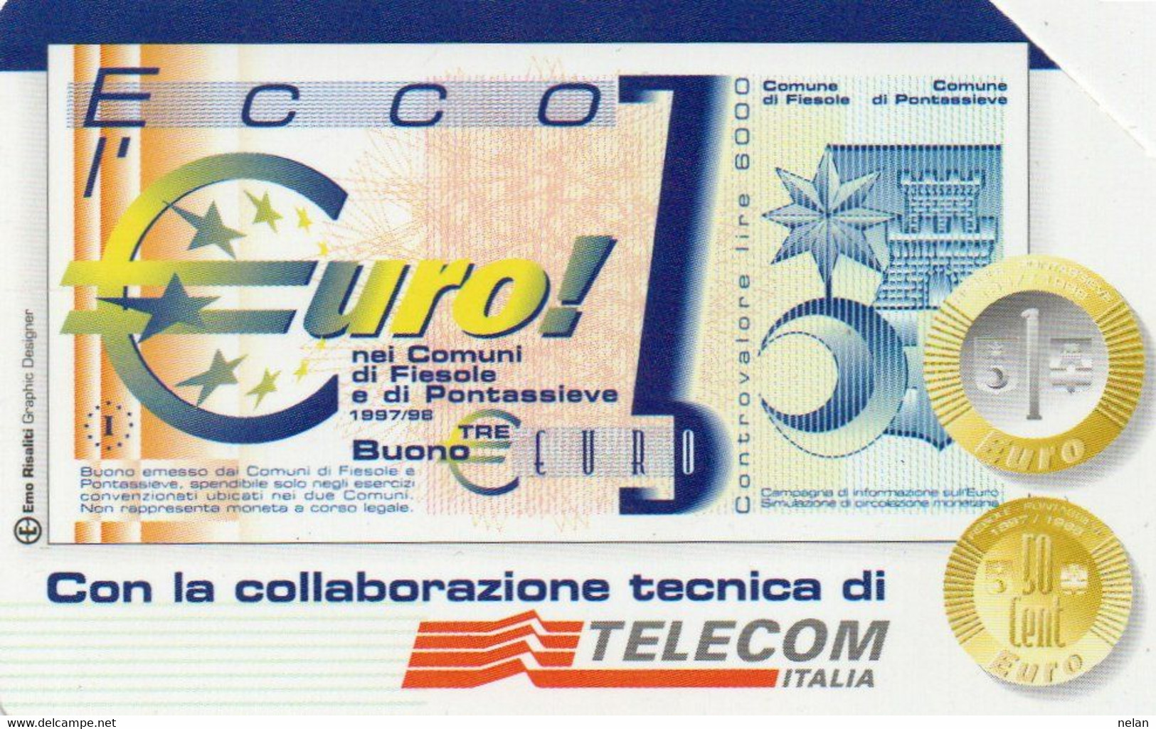 SCHEDA TELEFONICA - PHONE CARD - ITALIA - TELECOM - Francobolli & Monete