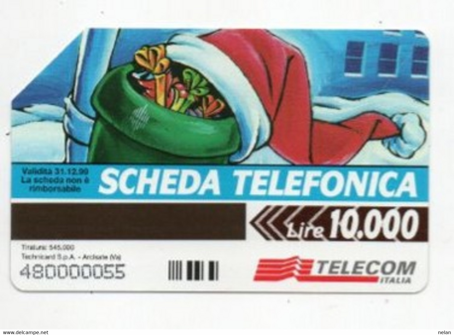 SCHEDA TELEFONICA - PHONE CARD - ITALIA - TELECOM - Noel