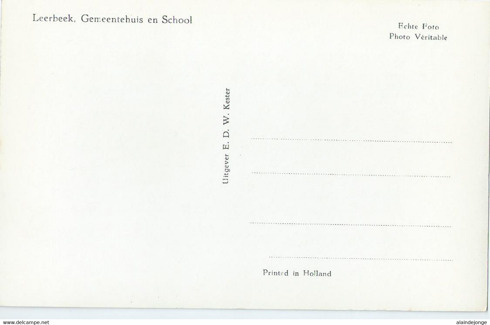 Leerbeek - Gemeentehuis En School - Gooik