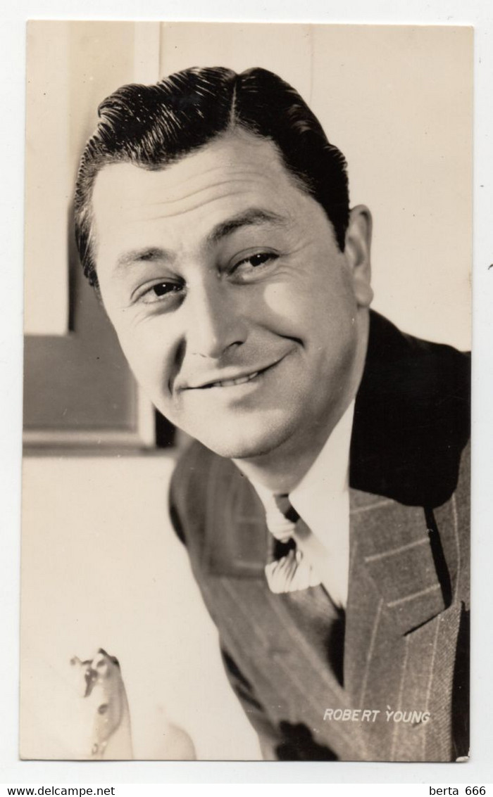 Robert Young Vintage Real Photo - Beroemde Personen