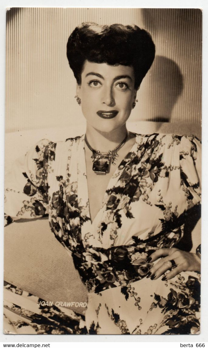 Joan Crawford Vintage Real Photo - Beroemde Personen