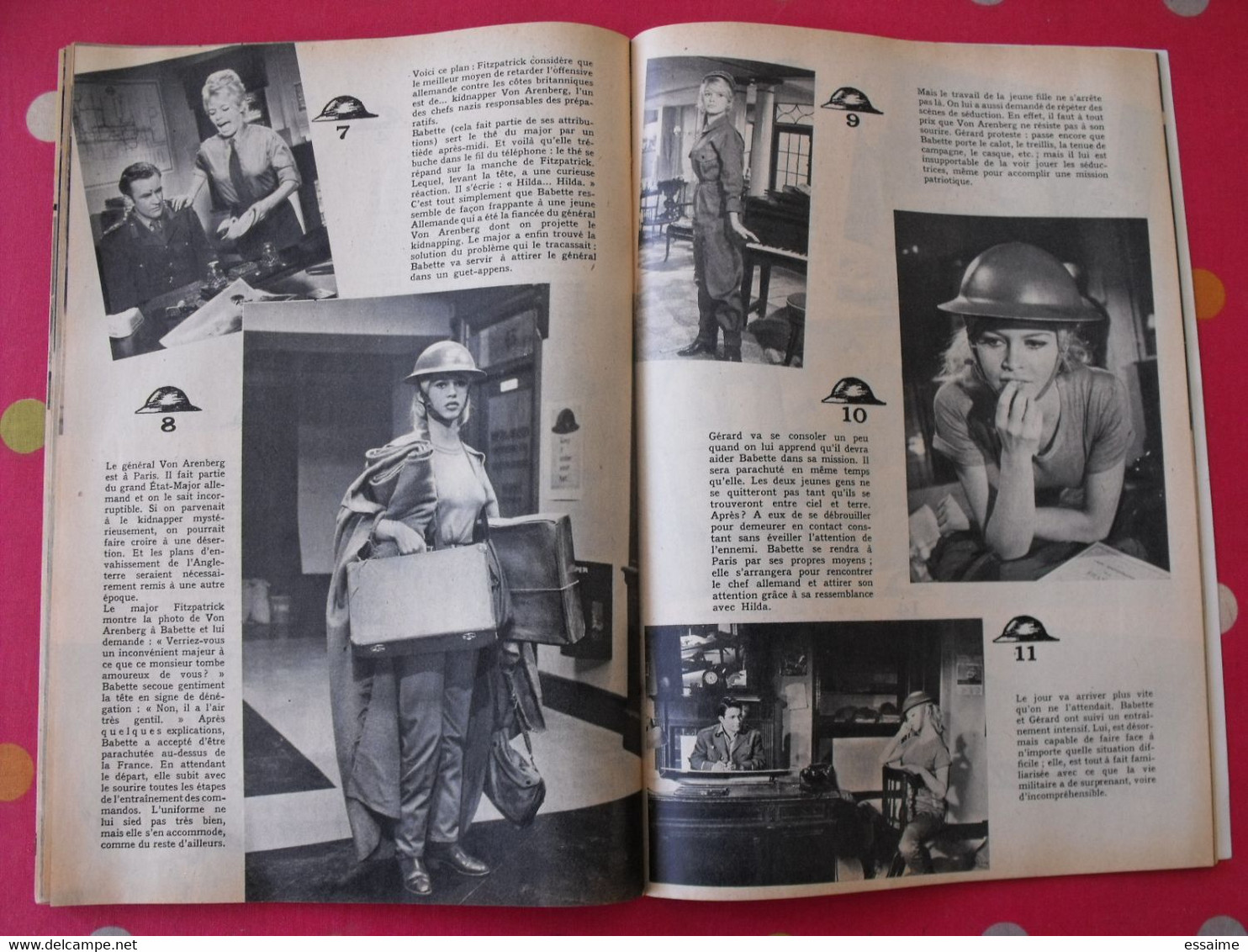 revue Jeunesse cinéma n° 19 de 1959. agnès laurent brigitte bardot marylin monroe leslie caron dufilho aznavour loren