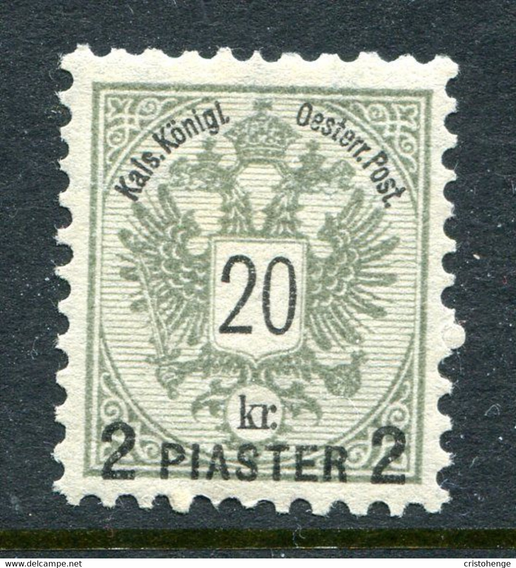 Austrian Levant 1888 Surcharges - 2pi On 20k Greenish Grey HM (SG 25) - Nuovi