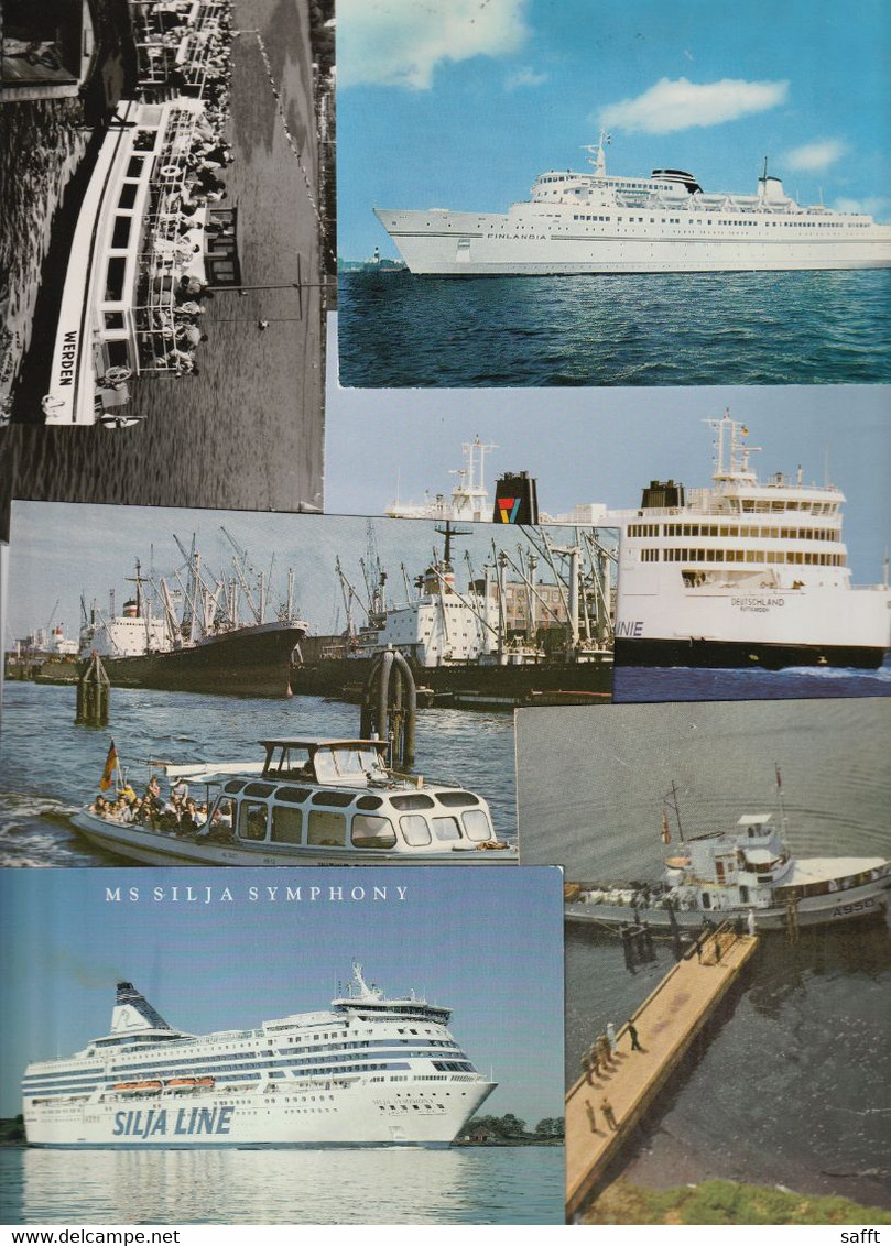 Lot 53 Ansichtskarten Motiv Schiff Und Seefahrt Querbeet Mit älteren Karten - 5 - 99 Postkaarten