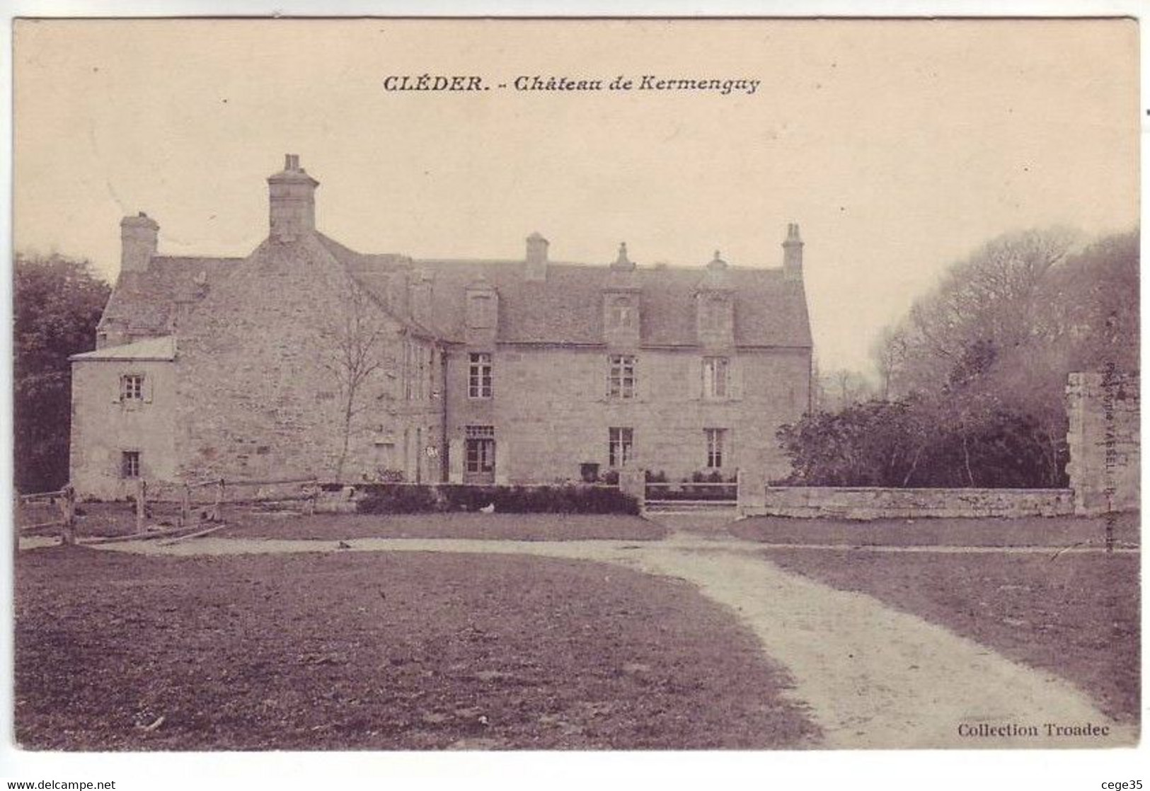 29 Cléder - Château De Kermenguy - Col. Troadec - Cléder