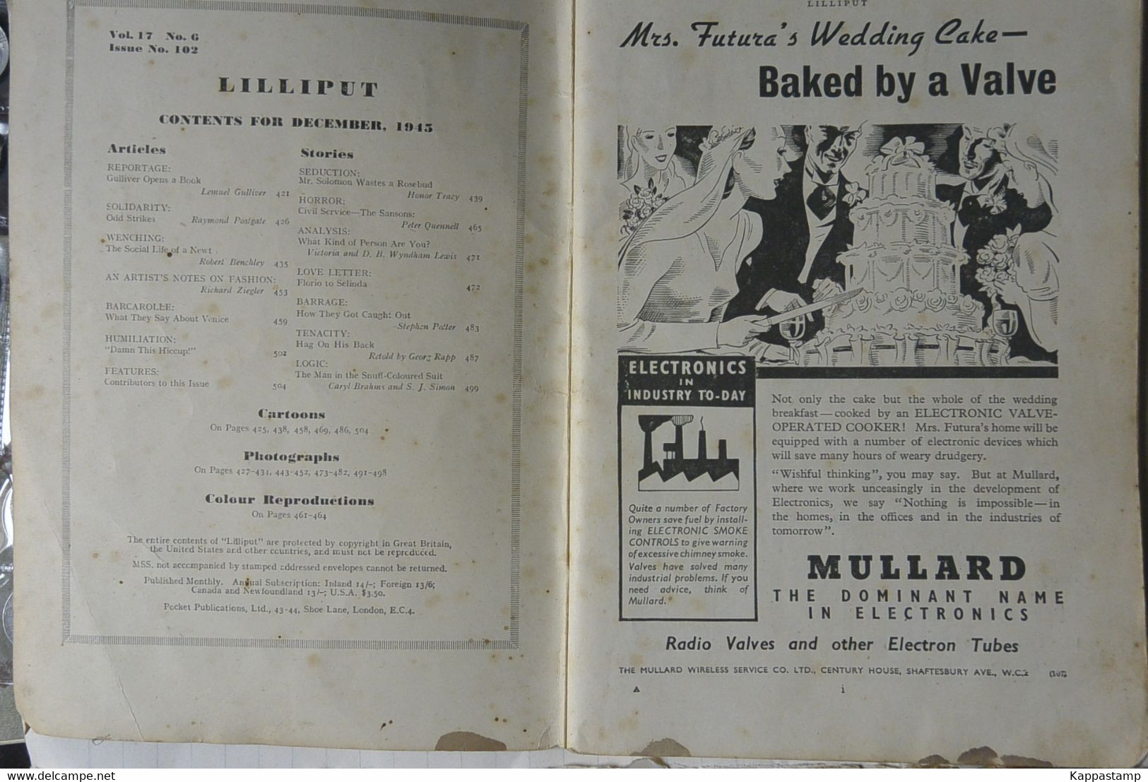 Vecchio Libro LILLIPUT In Inglese 1945 Trier (ZV-10416 - Libri Sulle Collezioni