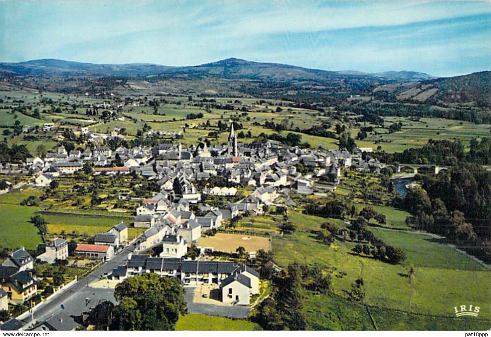 12 - ST COME D'OLT : Vue Générale Aérienne - CPSM Village ( 385 H ) Grand Format 1976 - Aveyron - Autres & Non Classés