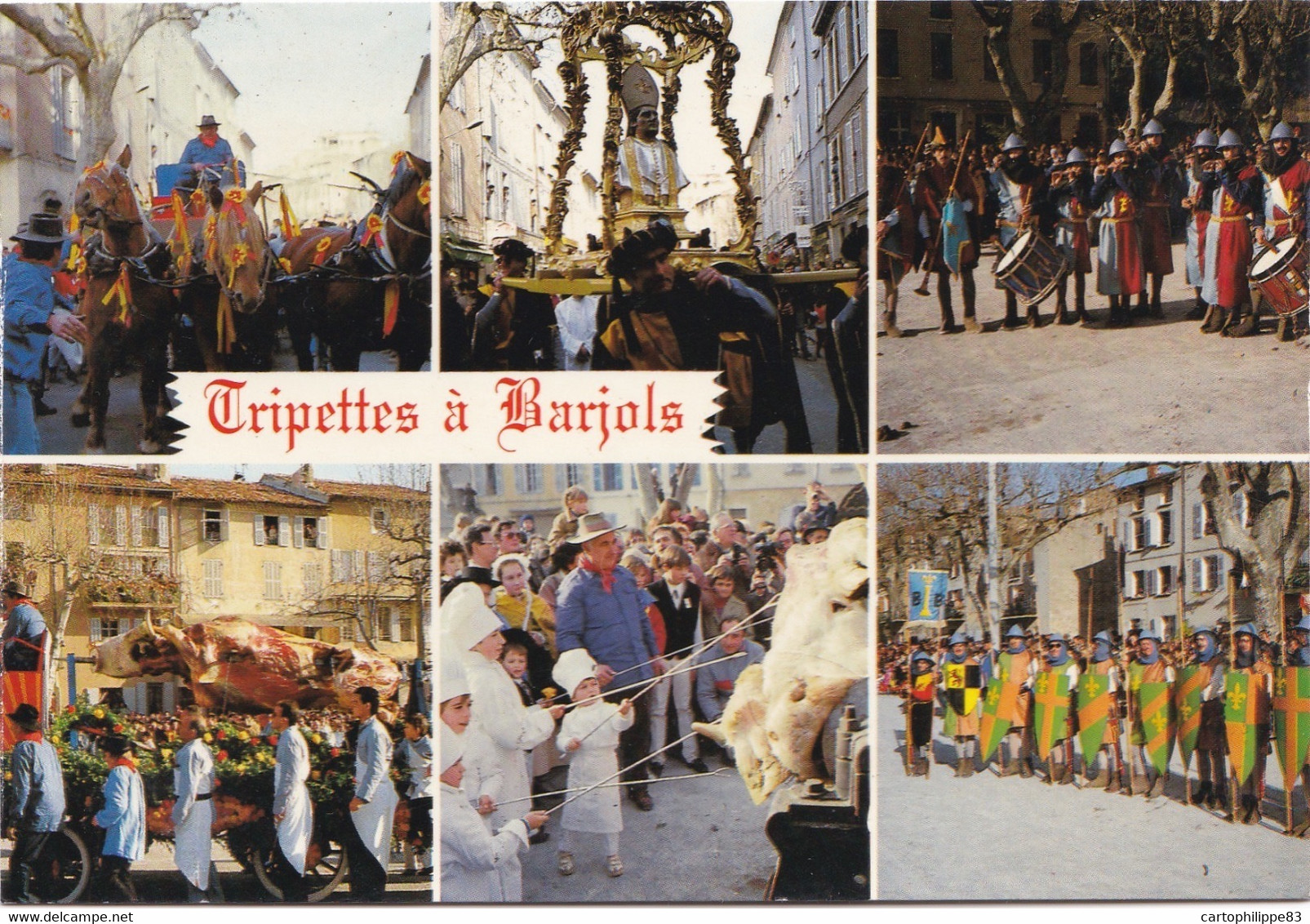 VAR 83 BARJOLS MULTI VUES DE LA FÊTE DES TRIPETTES - Barjols