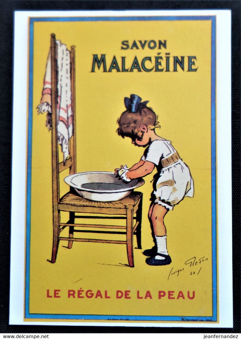 Carte Postale De Publicité Pour Savon MALACEINE - Kosmetika