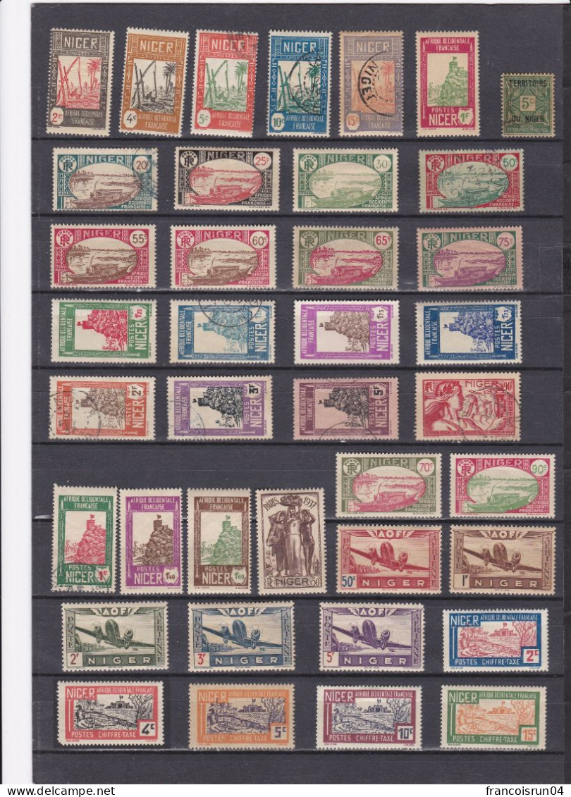 Timbres Colonies Francaise NIGER 1 - Andere & Zonder Classificatie