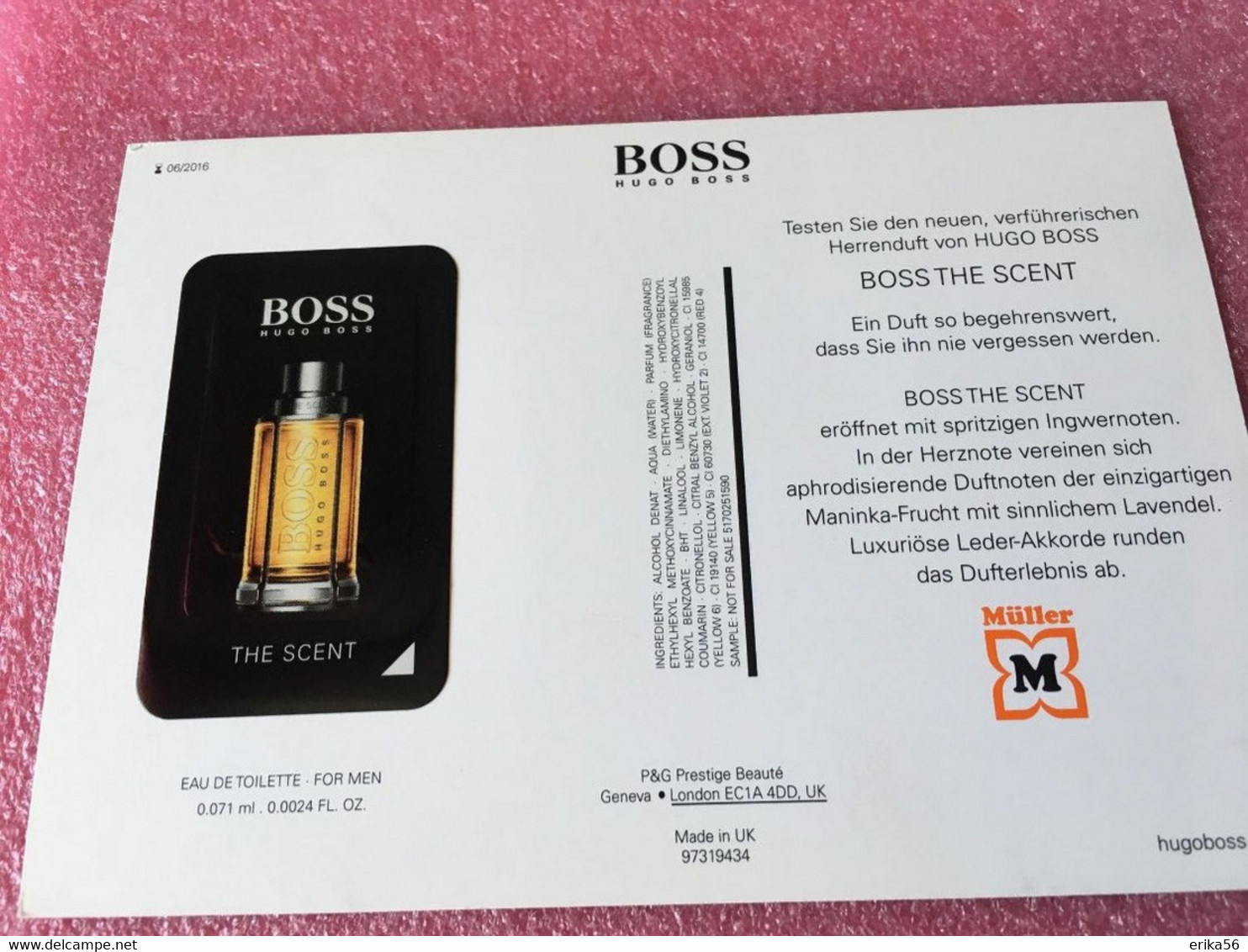 BOSS THE SCENT   HUGO BOSS - Modernes (à Partir De 1961)