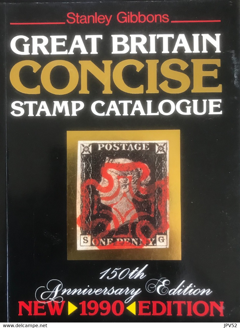 Great Britain Concise Stamp Catalogue 1990 - Ref 446 - Used - 220p. - United Kingdom