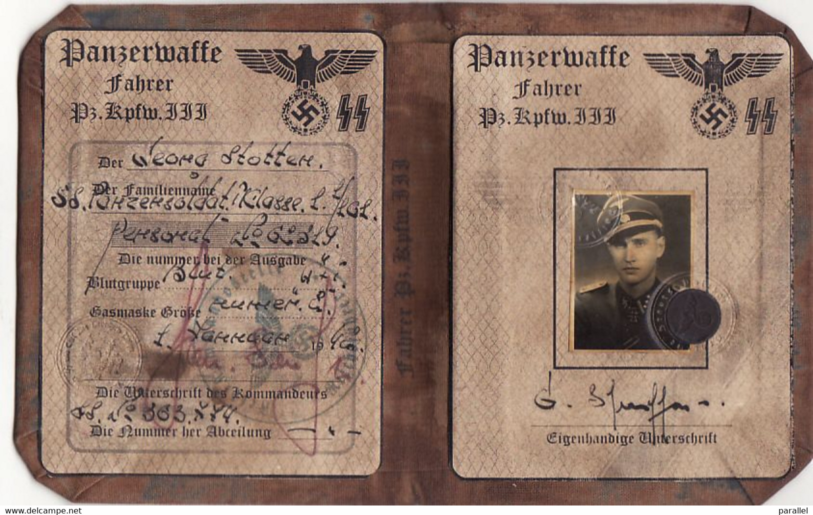 DOCUMENT III Reich. Nazi WW2 Germany.not Original - 1939-45