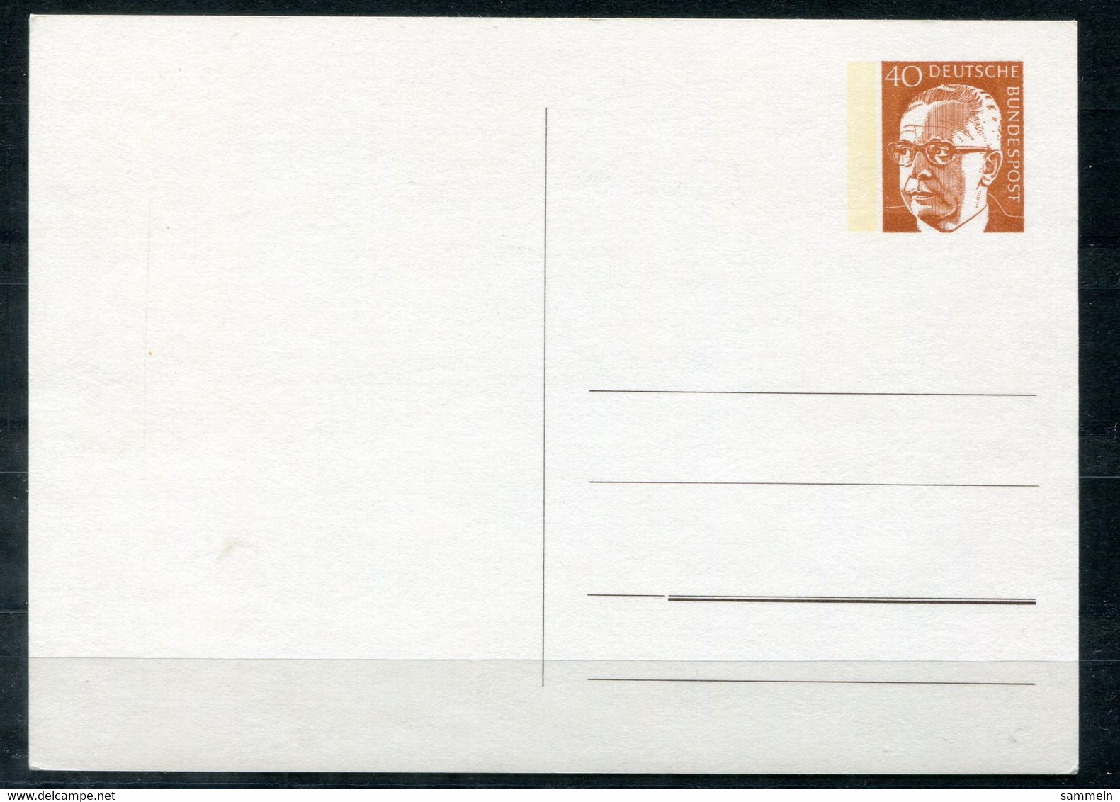 F1070 - BUND - Privatganzsache 40 Pfg. Heinemann, Höchst '75 THEMABELGA (Expo '58 U.a.) - Cartes Postales Privées - Neuves