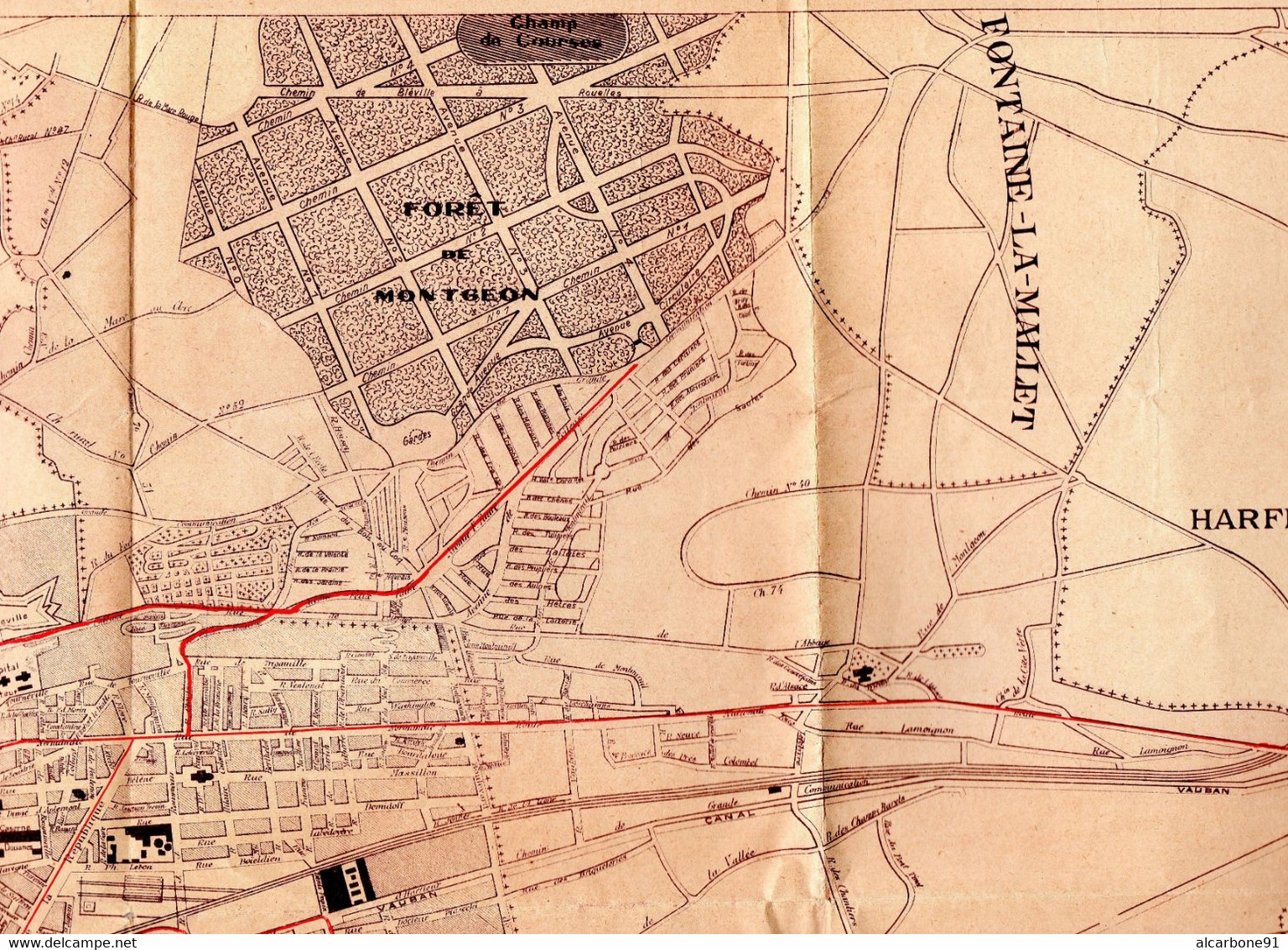 PLAN DE LA VILLE DU HAVRE - Geographical Maps