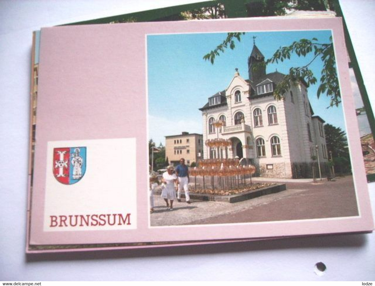 Nederland Holland Pays Bas Brunssum Met Wapen En Fraai Huis - Brunssum