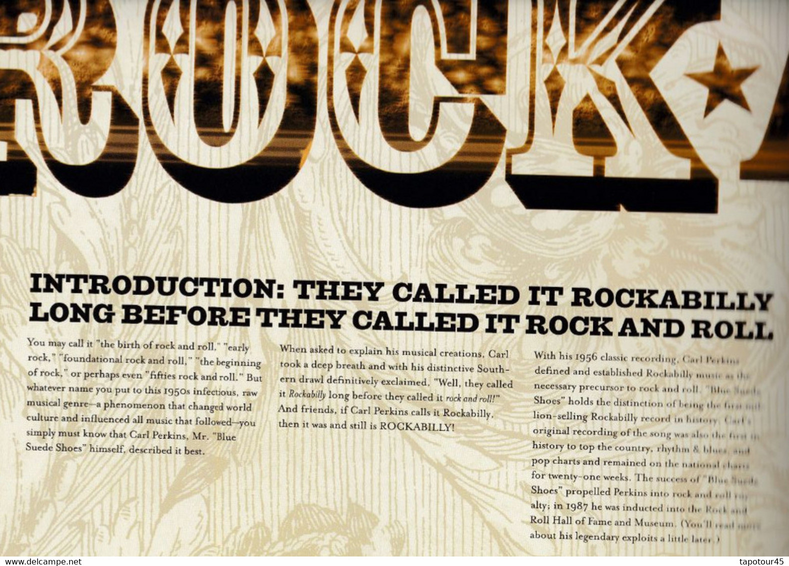 C 5)Livres, Revues > Jazz, Rock, Country, Blues > "The Rockabilly Legends 2007 (280 Pages) Avec DVD  (Fmt A 4) - 1950-Heute