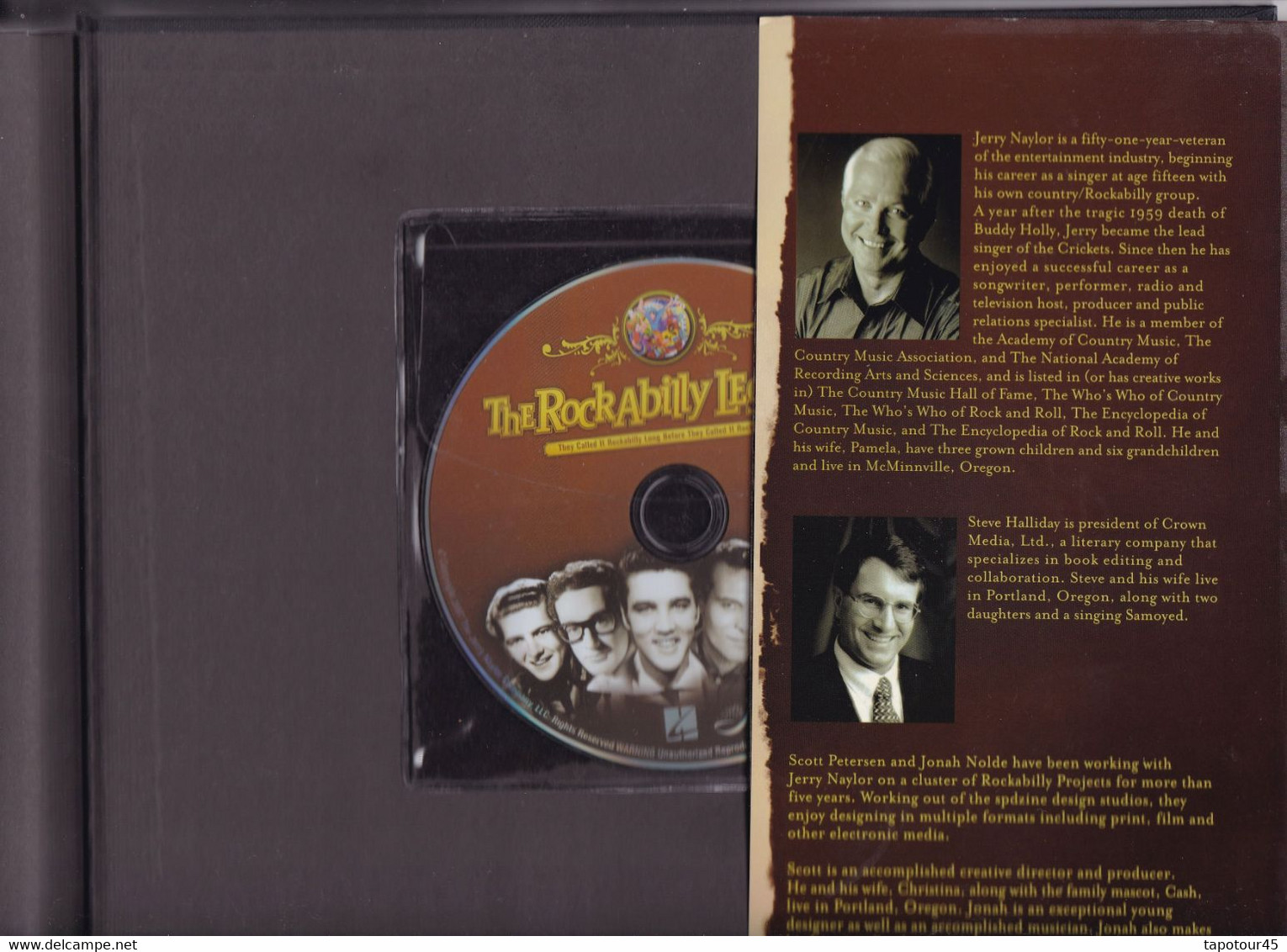 C 5)Livres, Revues > Jazz, Rock, Country, Blues > "The Rockabilly Legends 2007 (280 pages) avec DVD  (Fmt A 4)