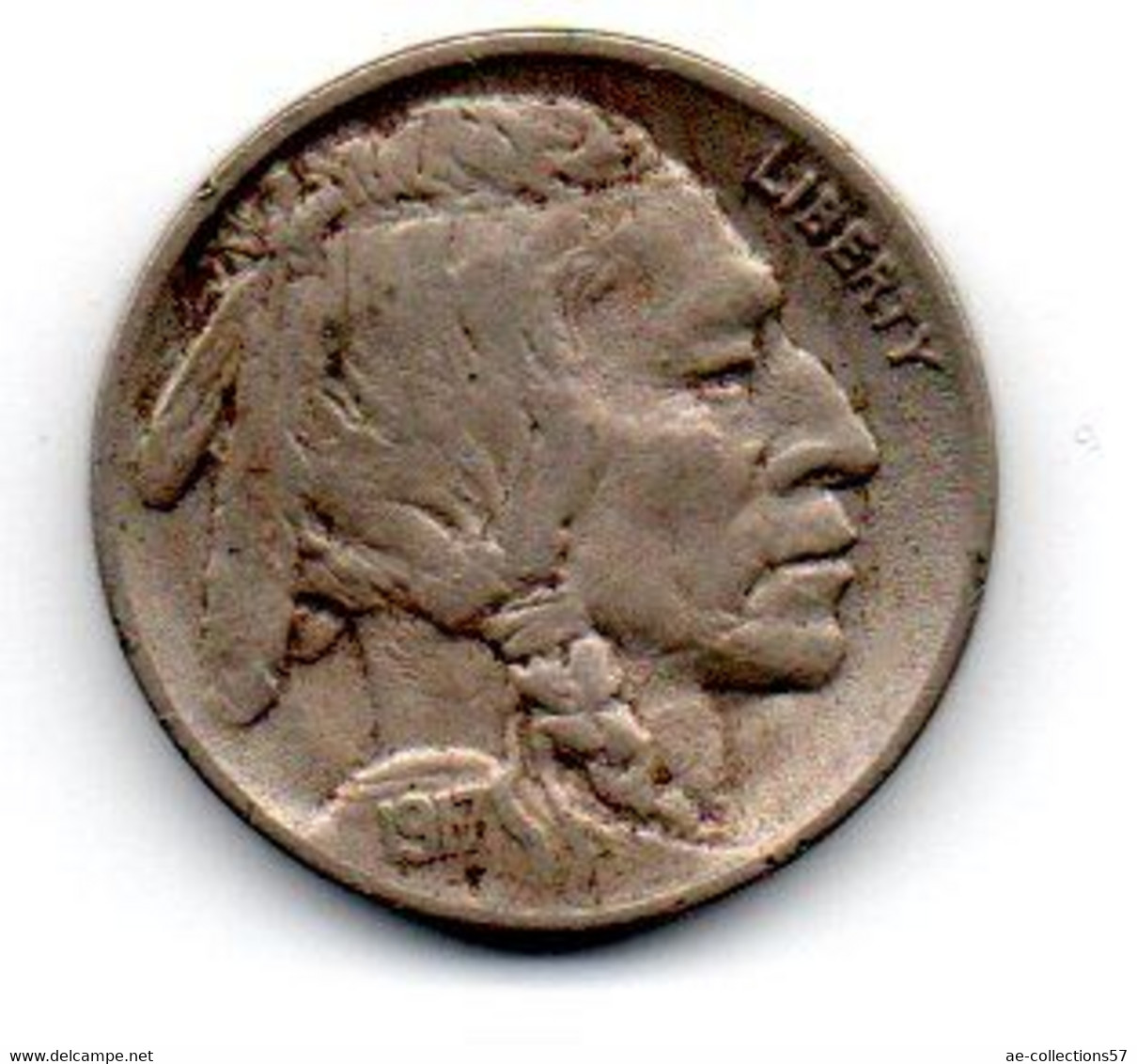 USA 5 Cents 1917 TB+ - 1913-1938: Buffalo