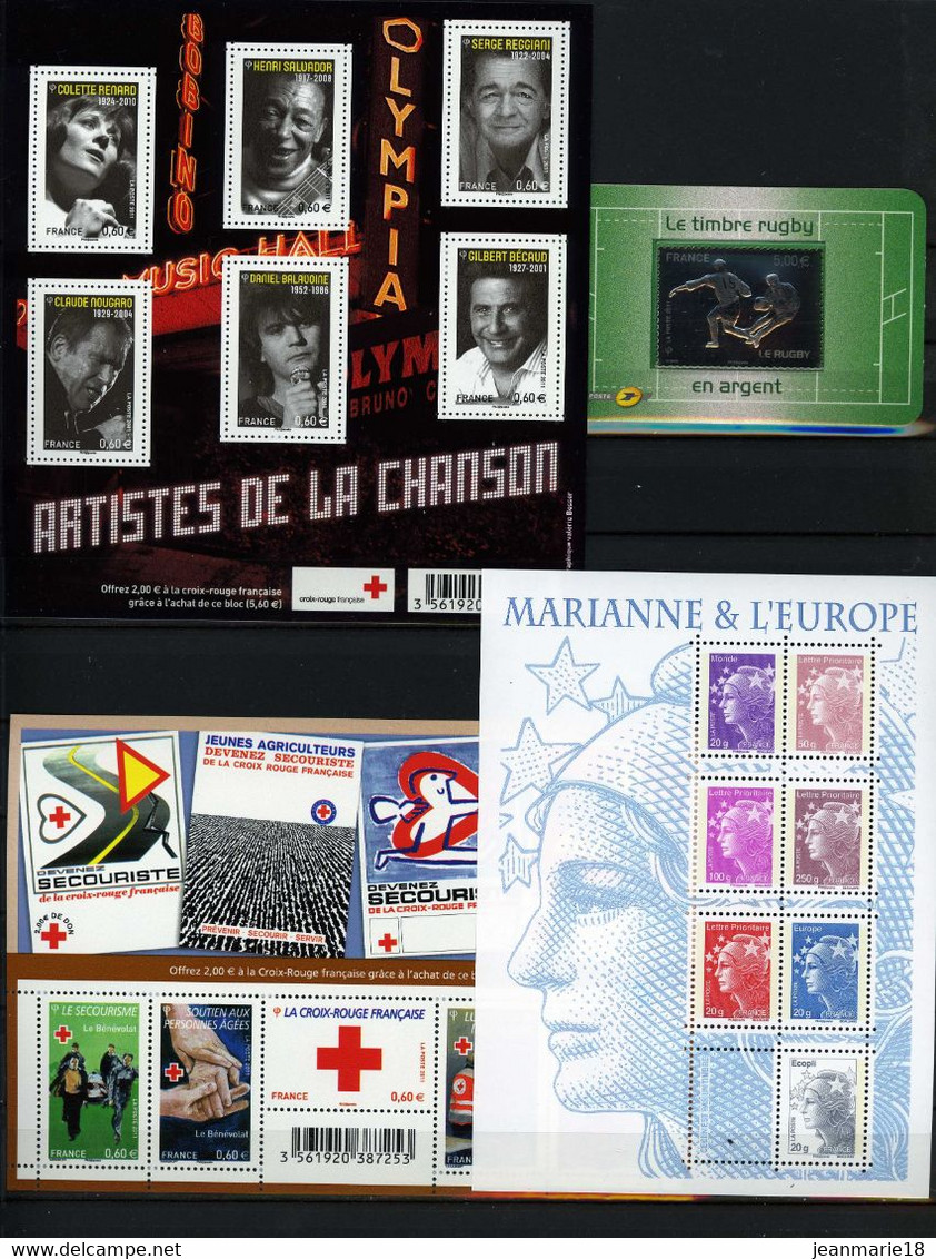 TIMBRES DE FRANCE NEUF ANNEE 2011 QUASI COMPLET AVEC BLOCS - 2010-2019